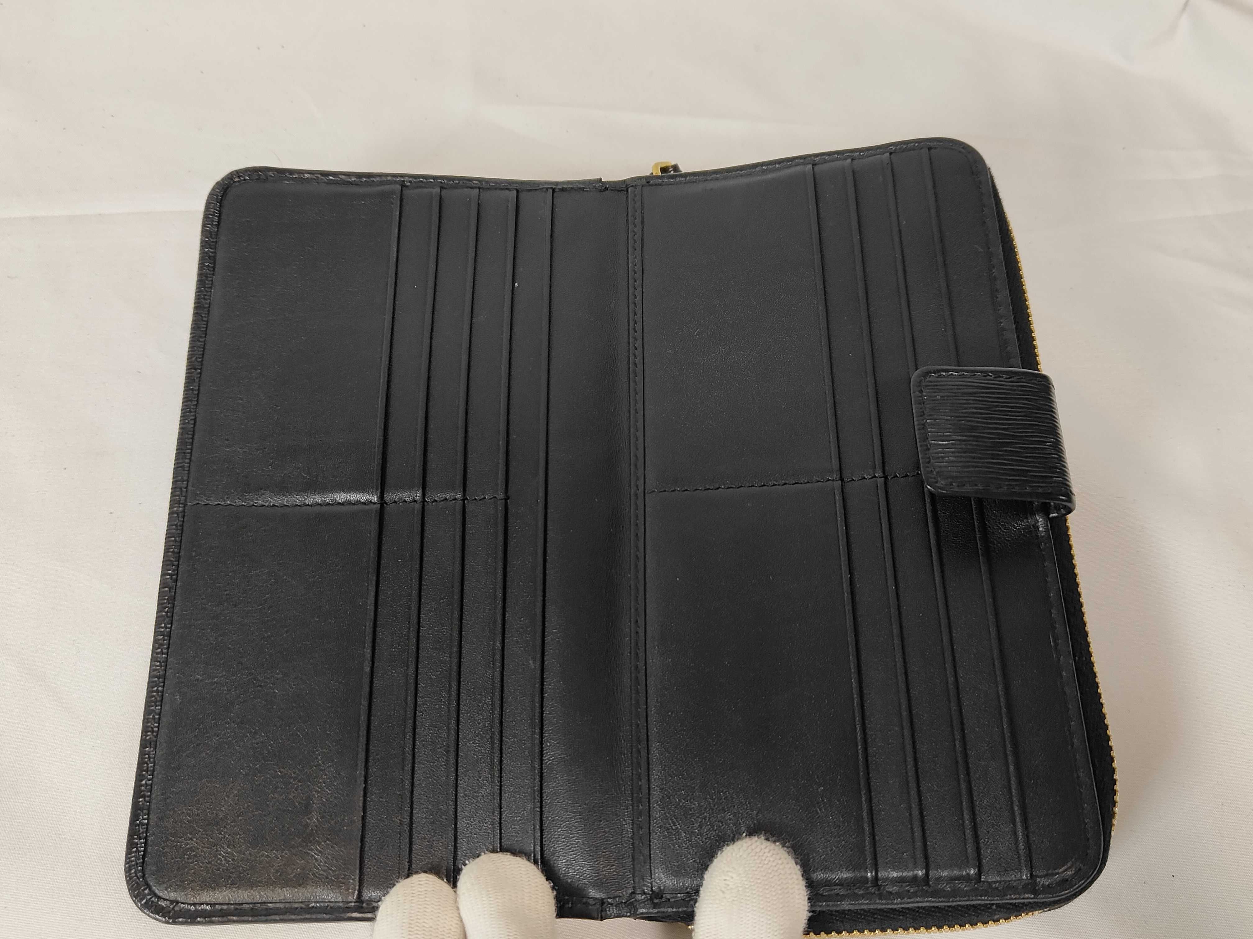 Saffiano Zip Long Wallet Black 1ML506 Wallet — view 8
