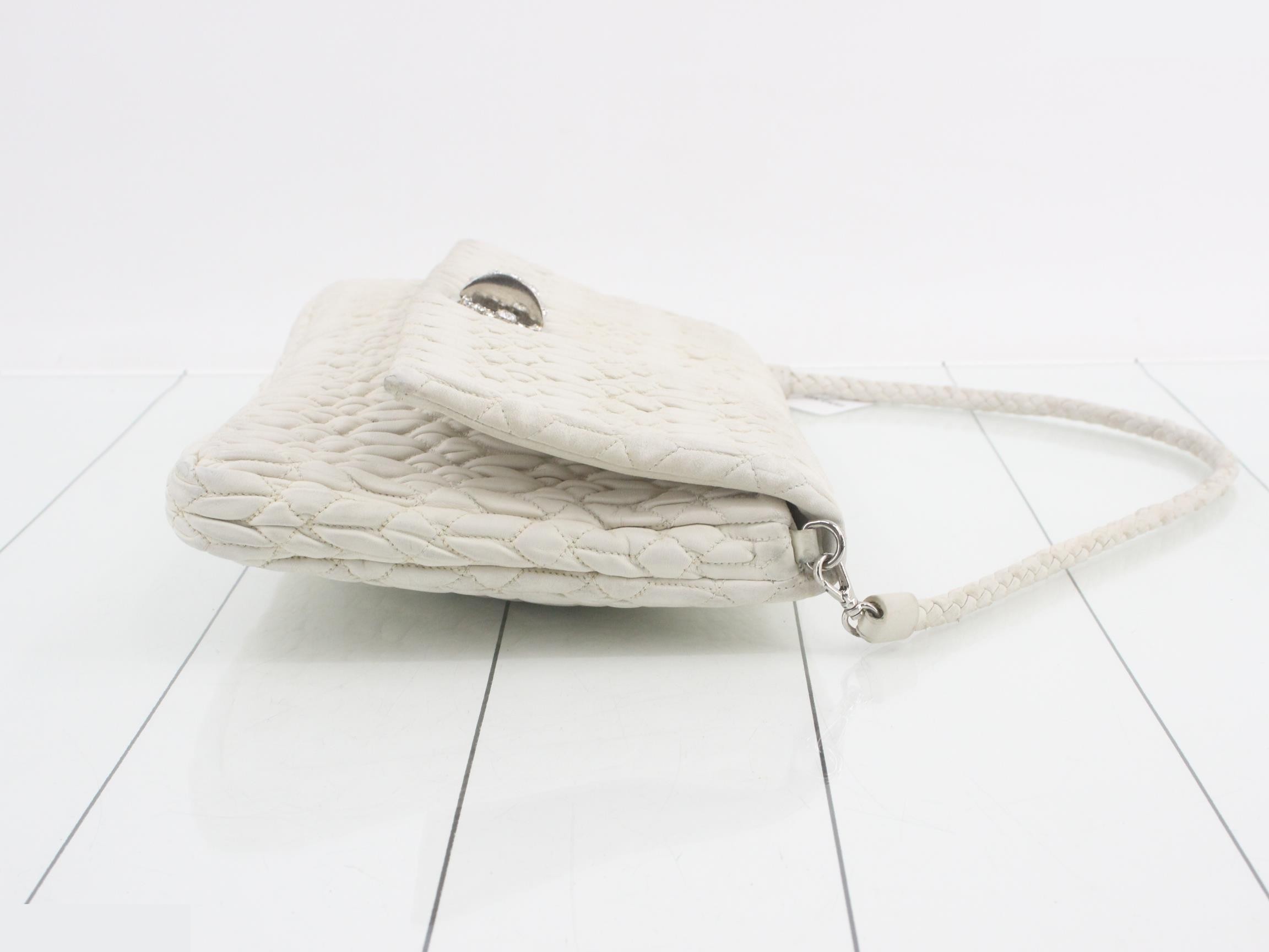 Matelassé Crystal Shoulder Bag — view 3
