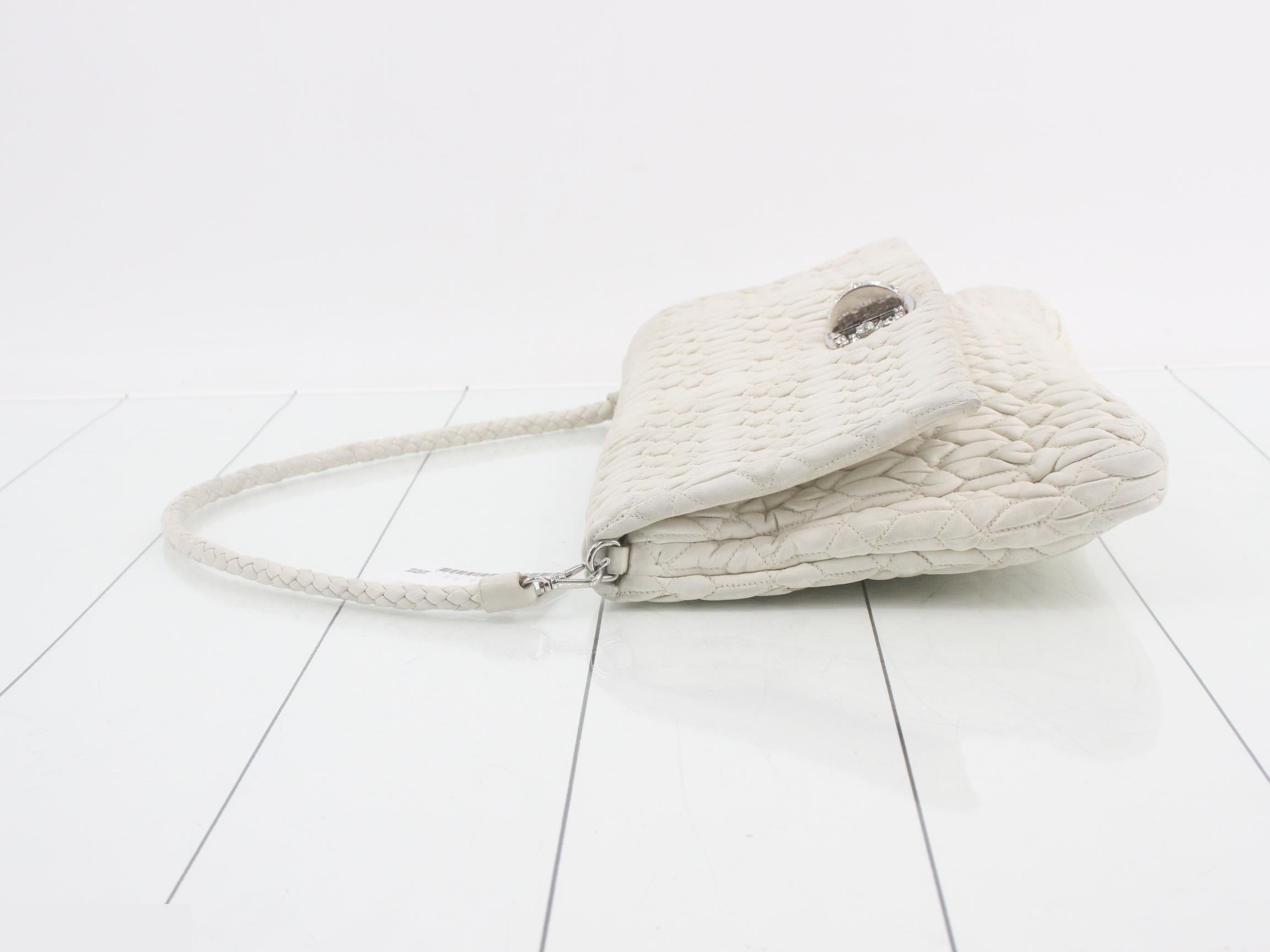 Matelassé Crystal Shoulder Bag — view 4
