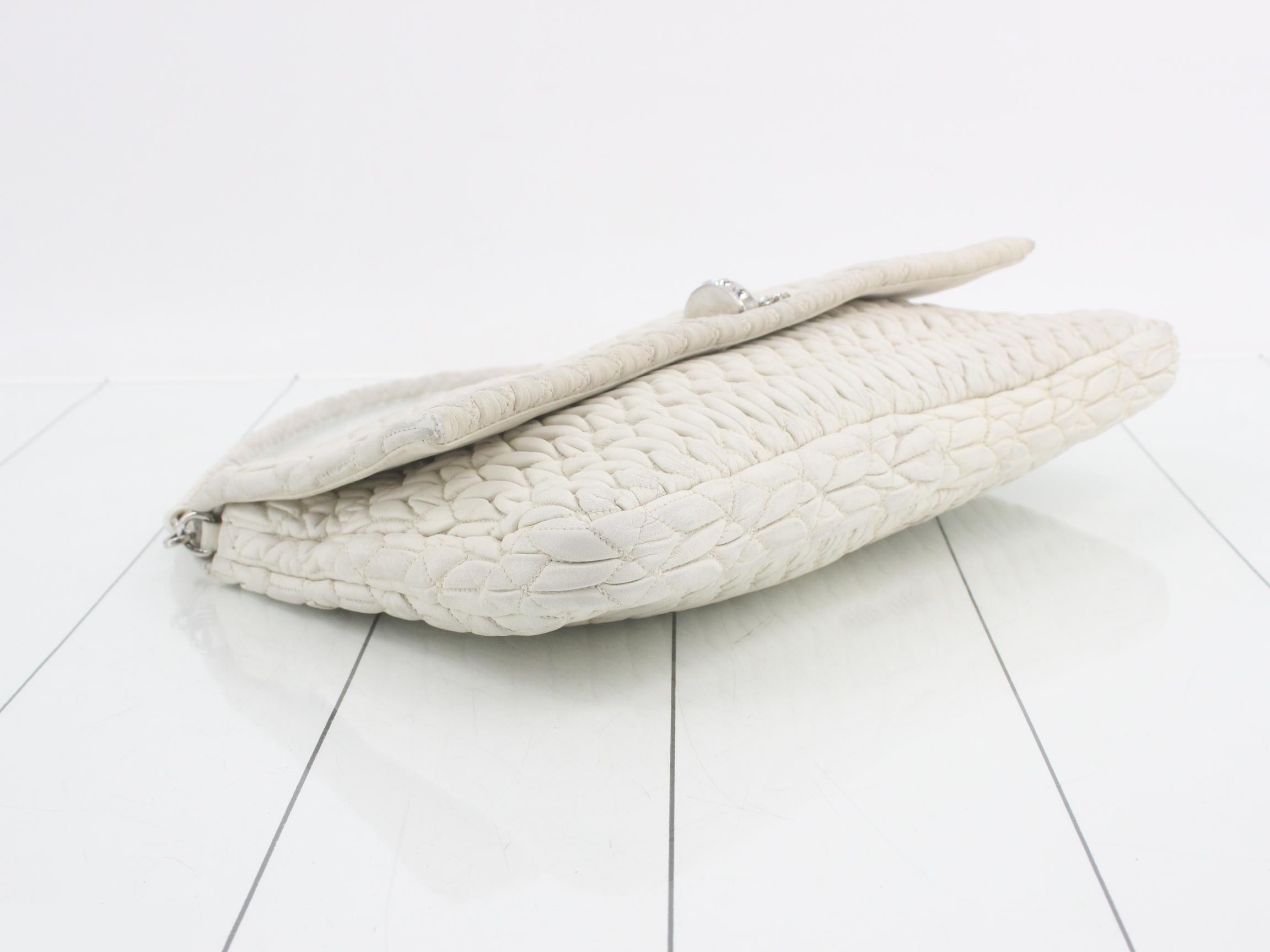 Matelassé Crystal Shoulder Bag — view 5