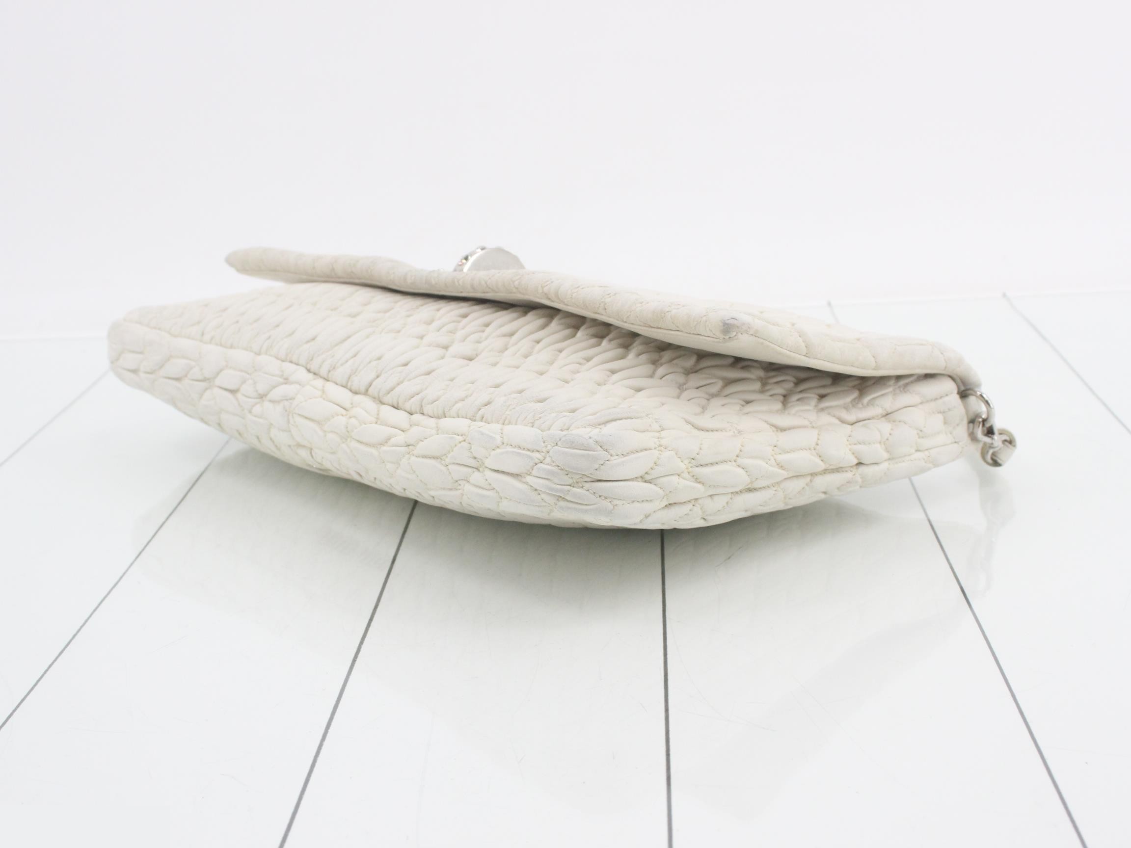 Matelassé Crystal Shoulder Bag — view 6