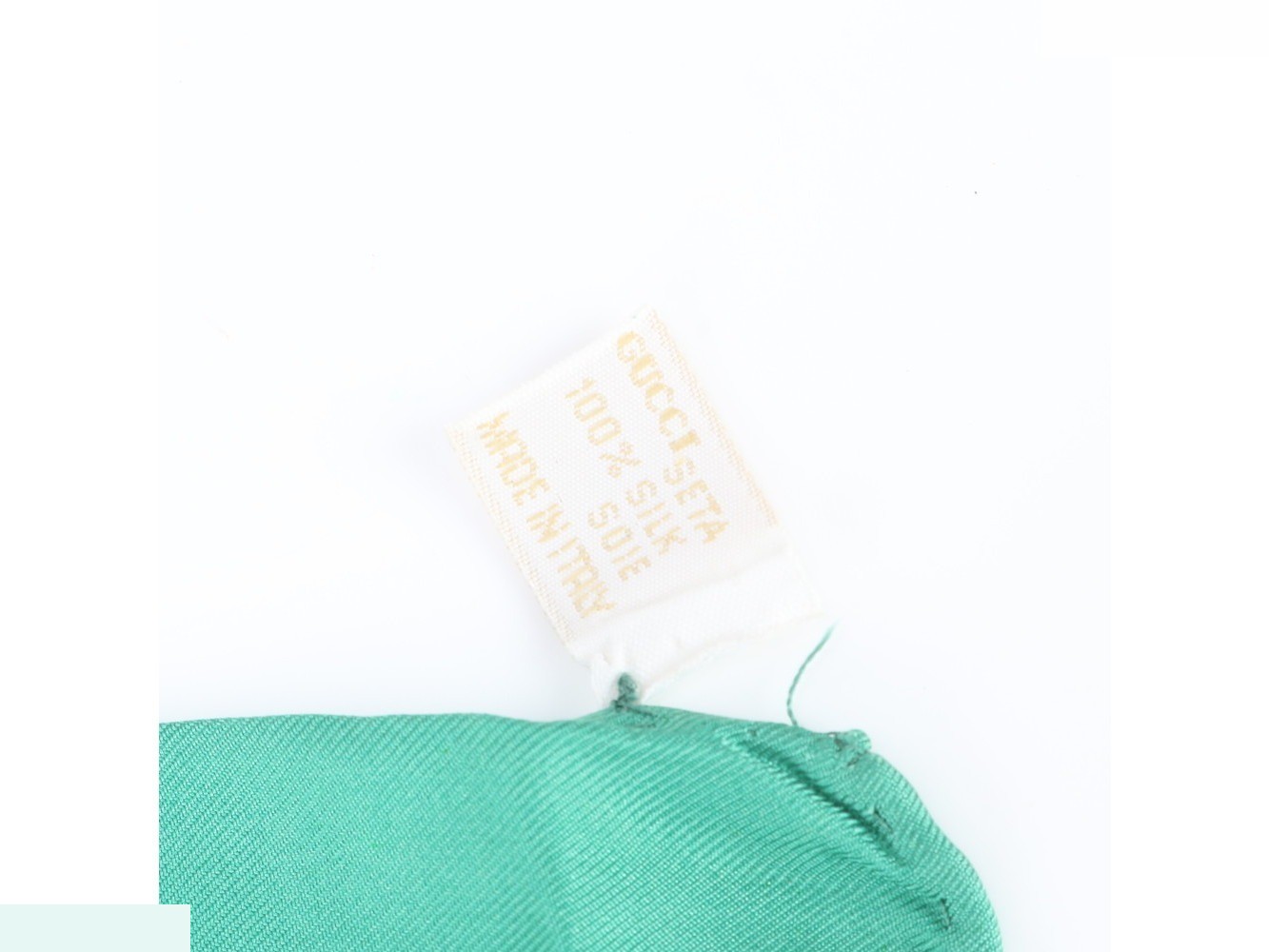 100% Silk Scarf with Tag — view 7