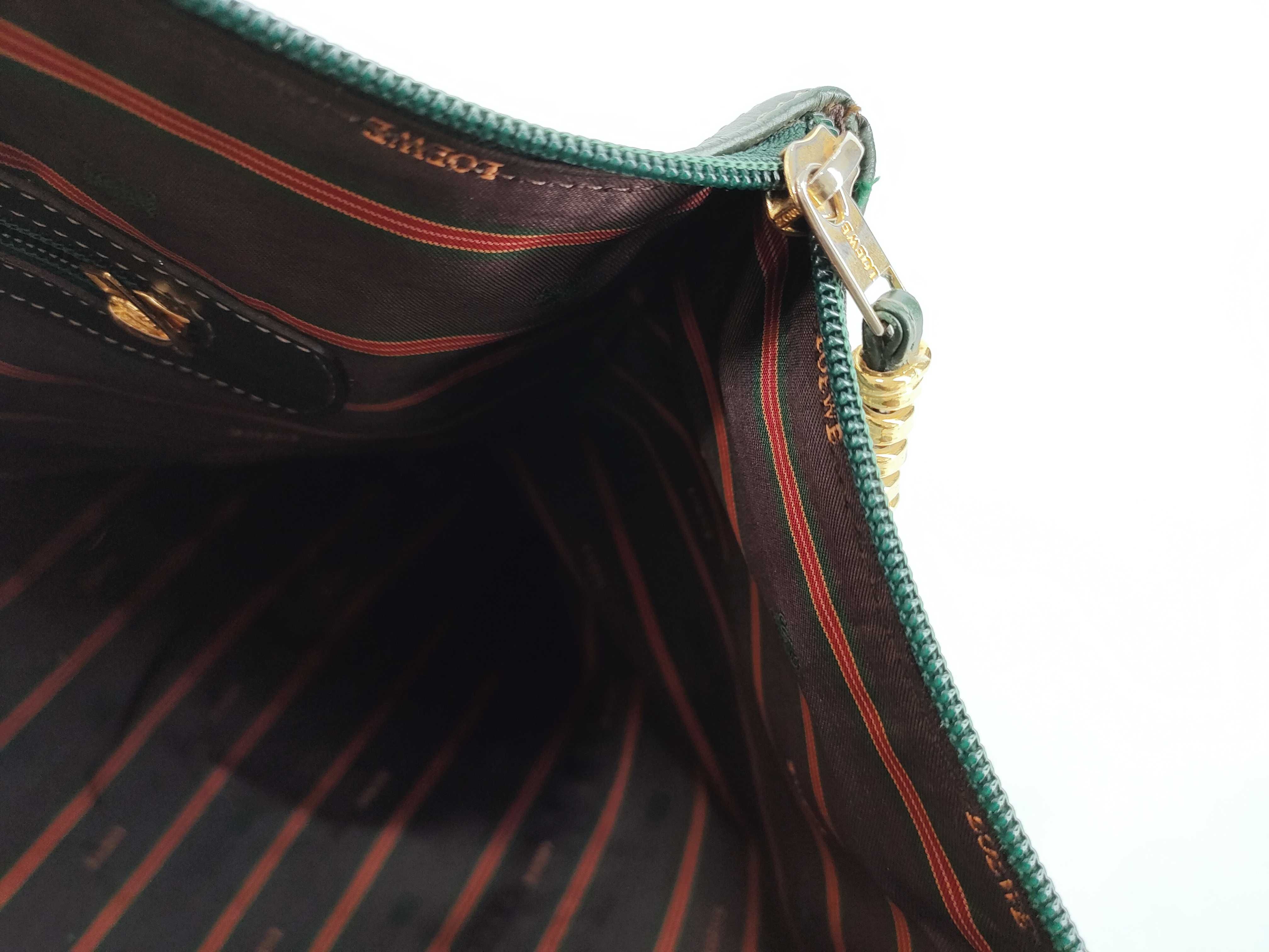 Velázquez Tote Bag with Twisted Hardware, Blue and Green Tote Bag — view 12