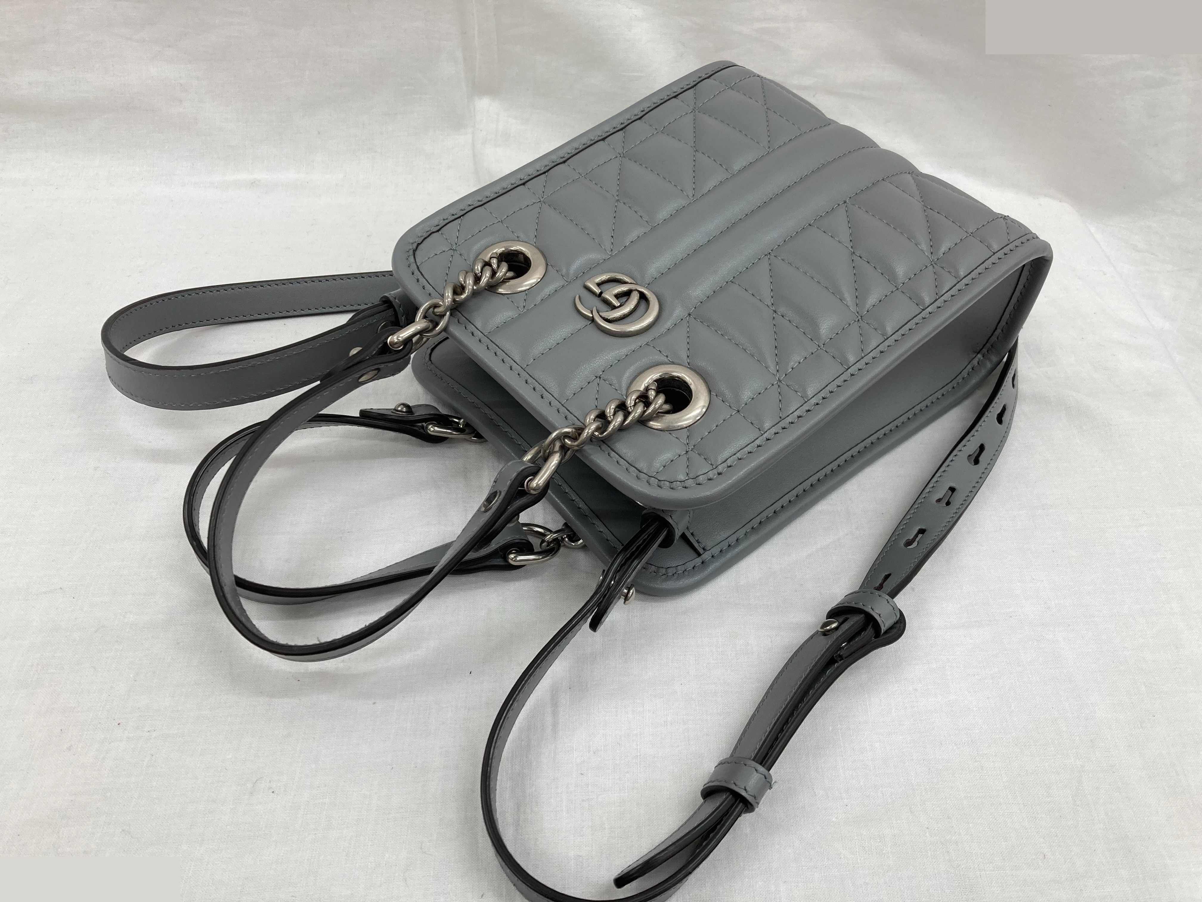GG Marmont Quilted Leather Super Mini Bag — view 3