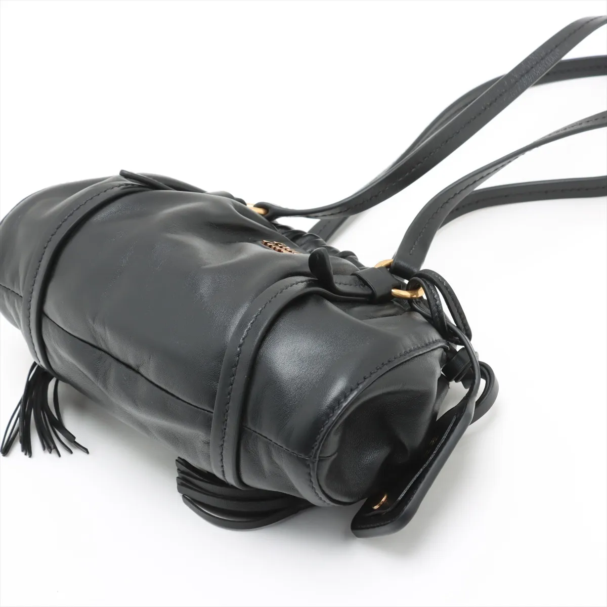 Joie Nappa Leather Shoulder Bag Black — view 3