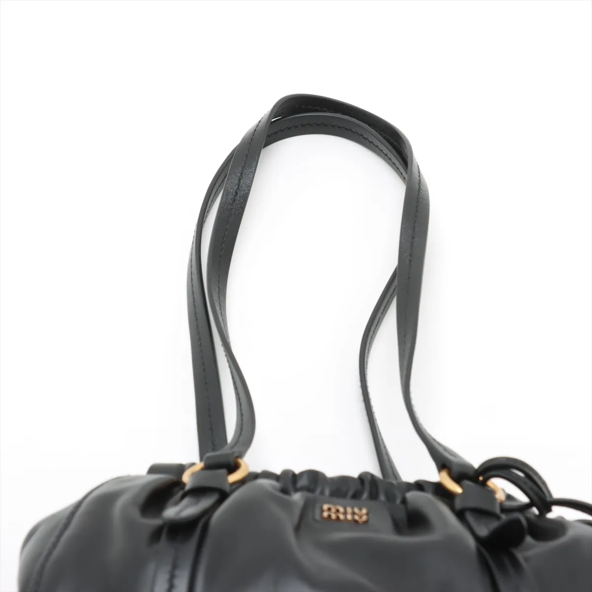 Joie Nappa Leather Shoulder Bag Black — view 6