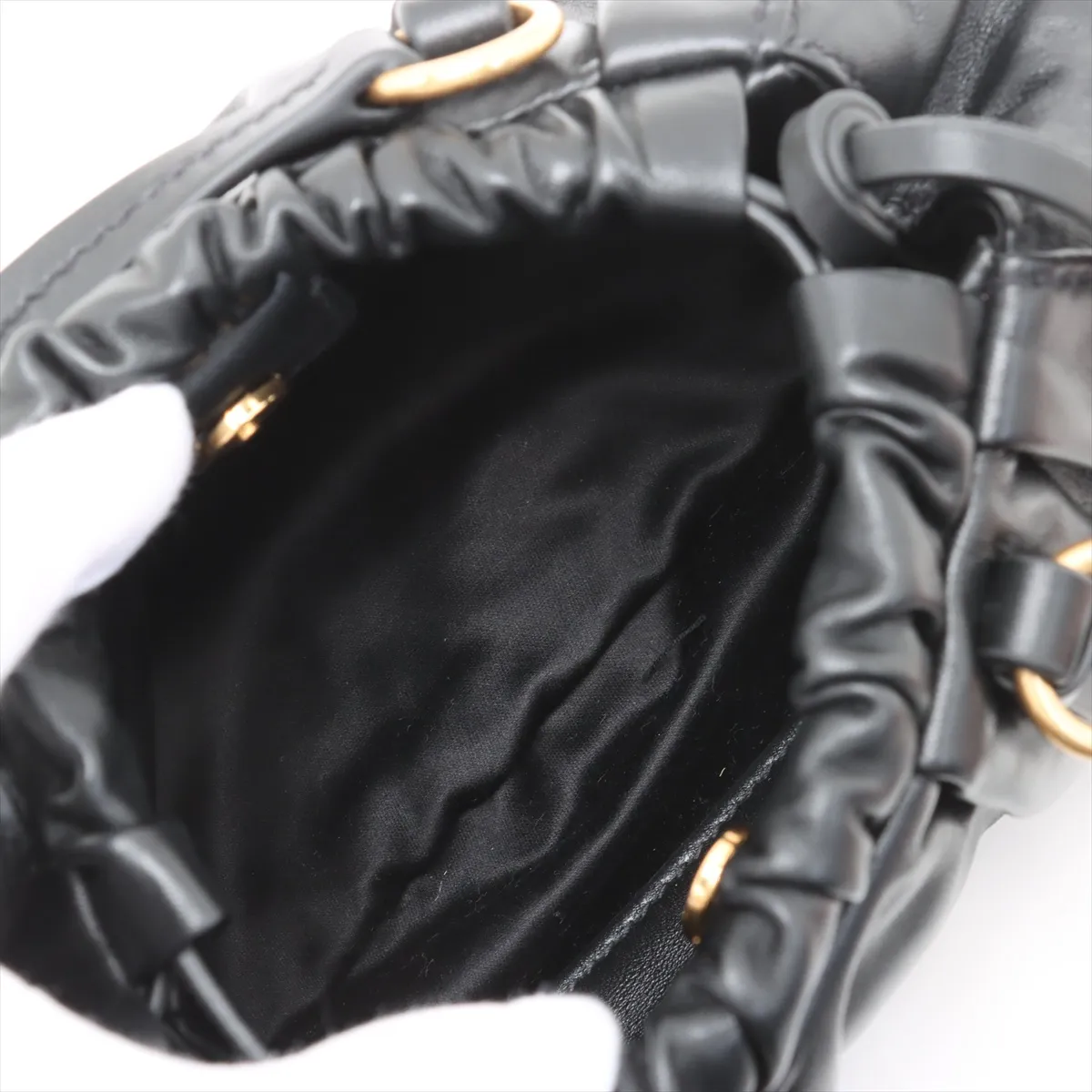 Joie Nappa Leather Shoulder Bag Black — view 7