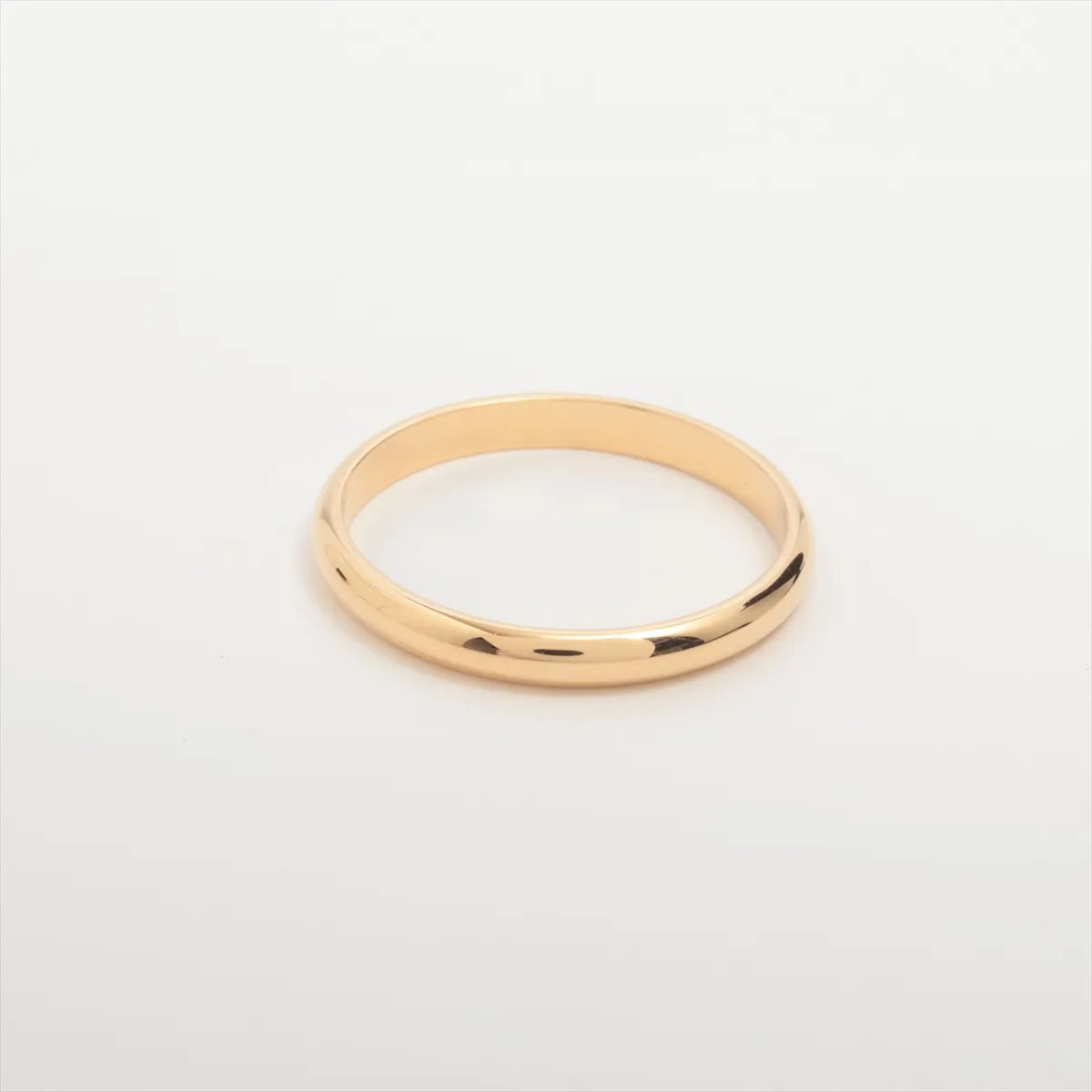 wedding ring, 750 (yellow gold), 2.4g, size 57, 467EWX, dents. — view 2