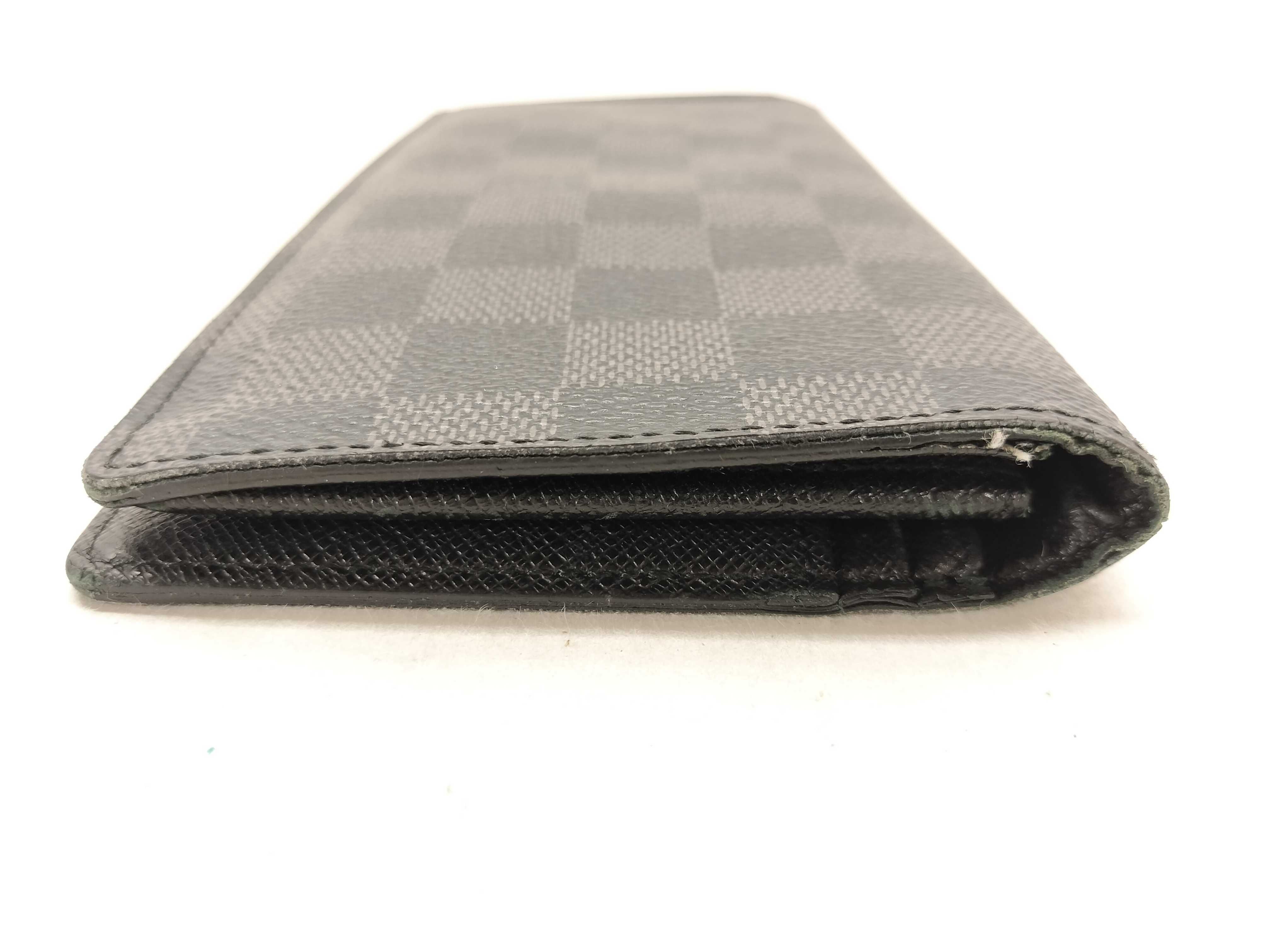 Damier Graphite Louis Vuitton N62665 Portefeuille Brazza Wallet — view 14