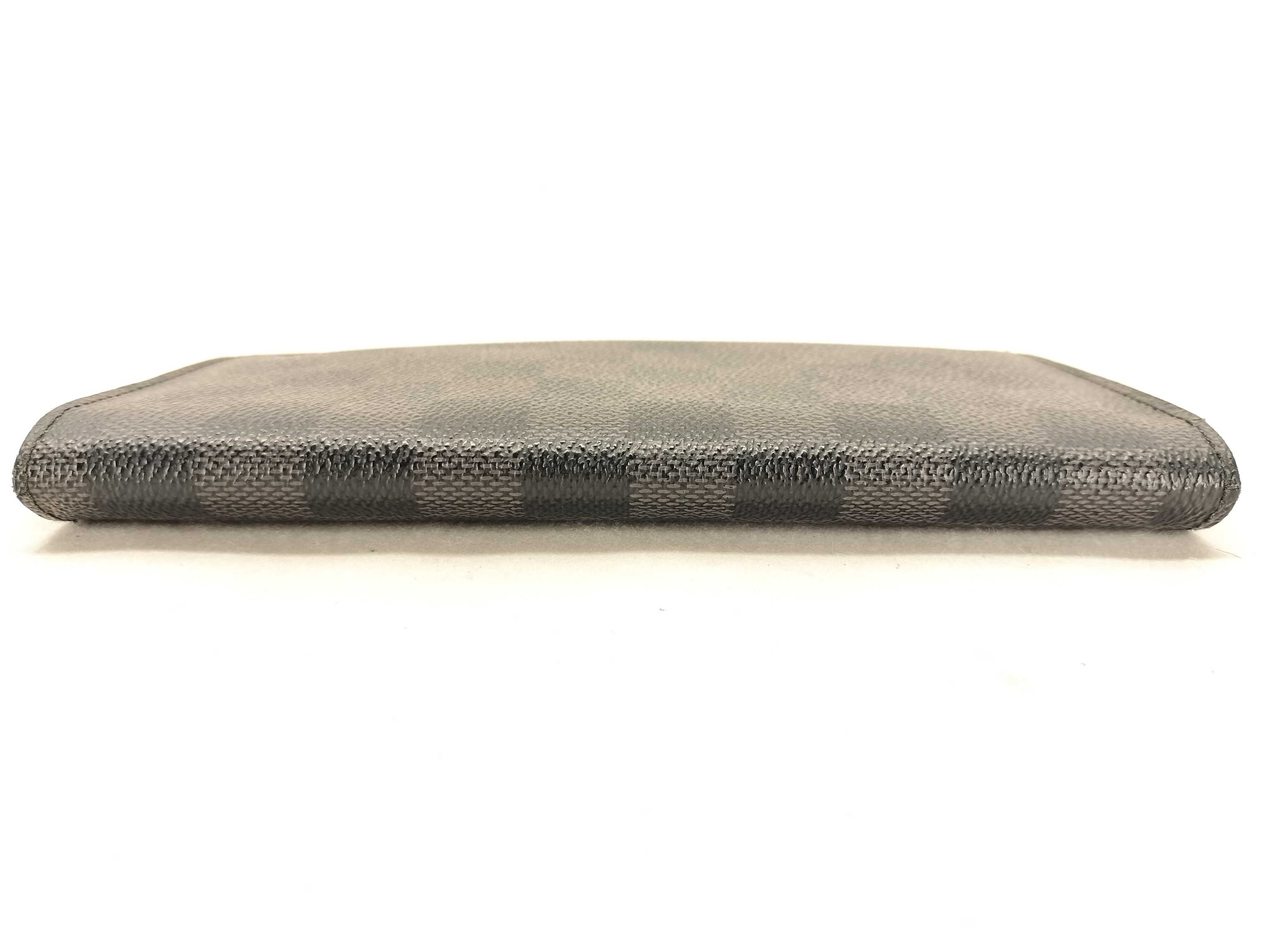 Damier Graphite Louis Vuitton N62665 Portefeuille Brazza Wallet — view 15