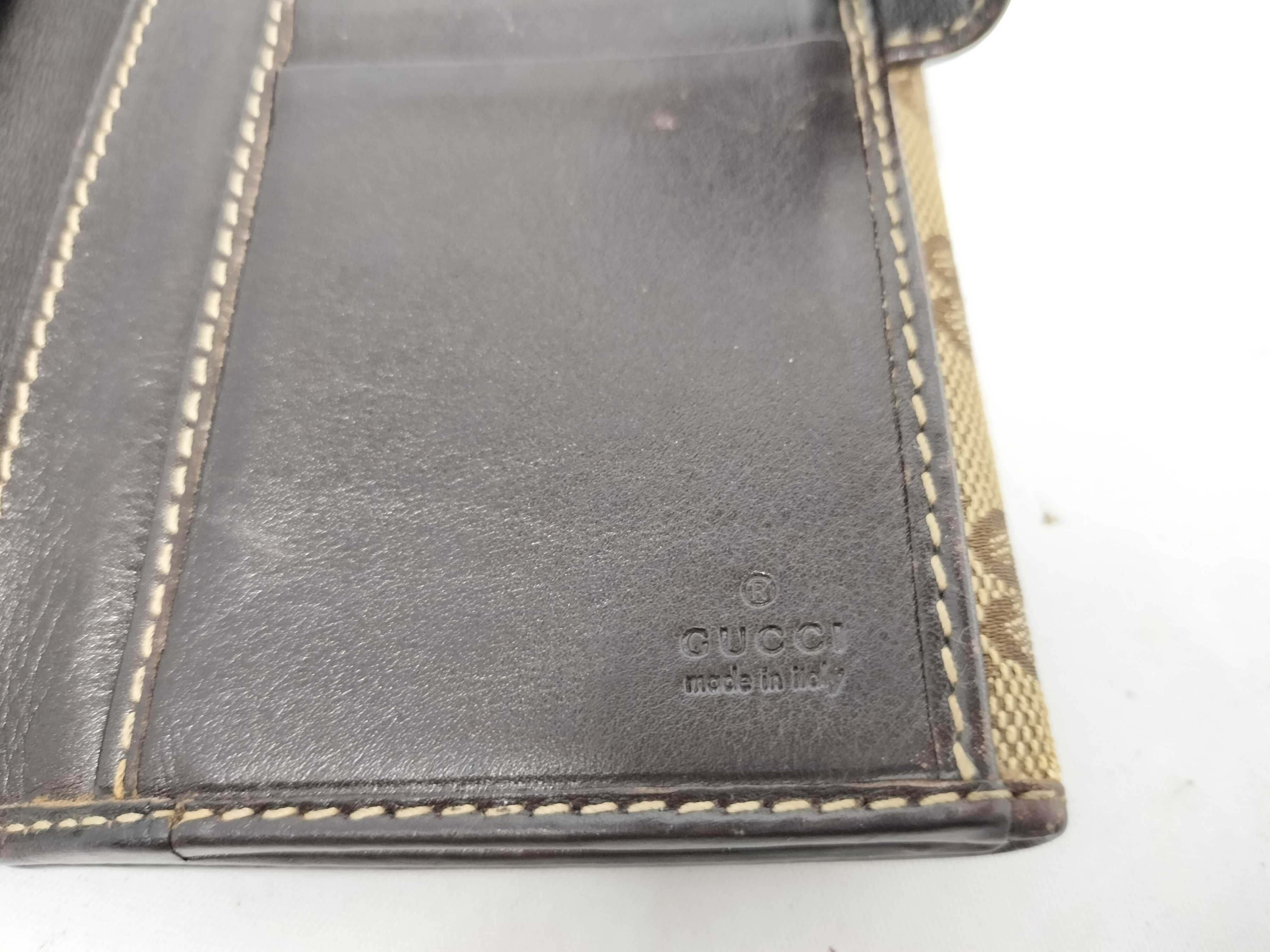 GG Canvas Gucci Interlocking GG Double Snap Wallet — view 13