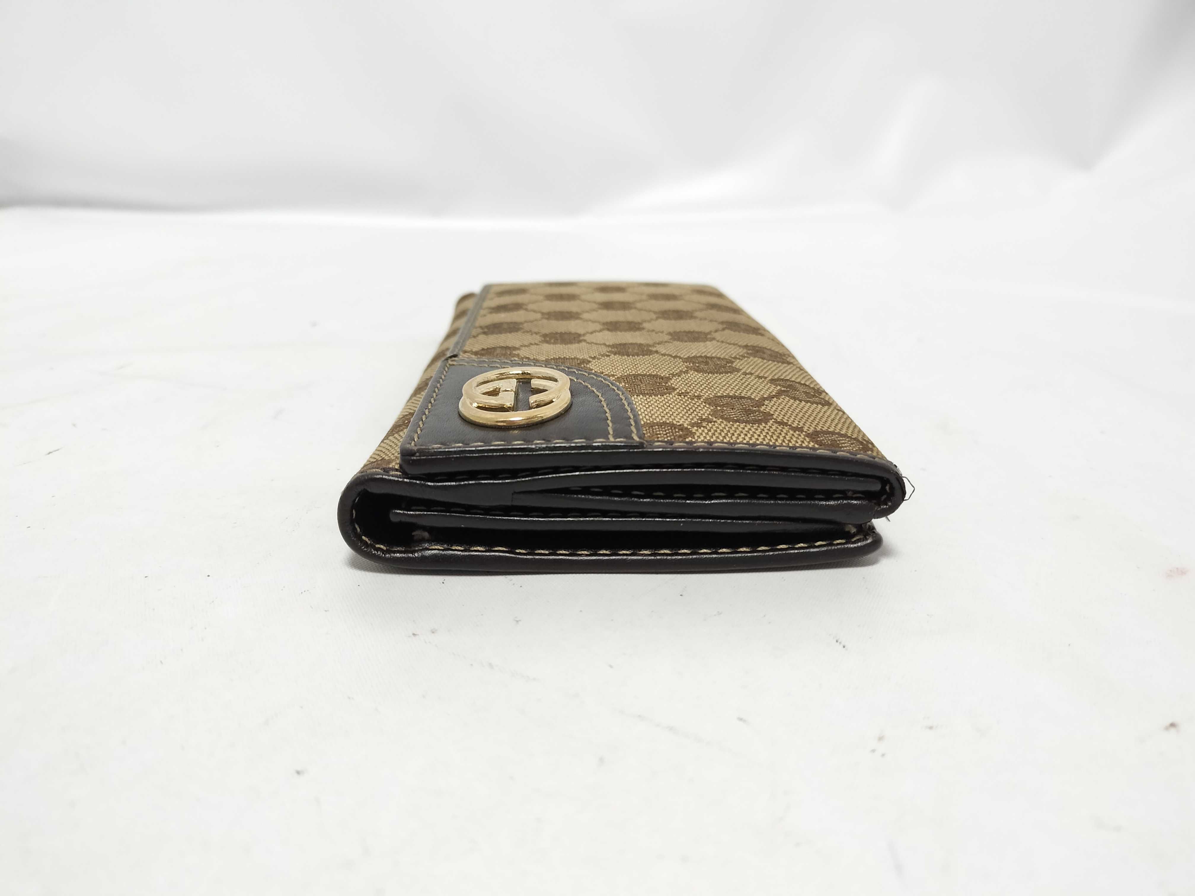 GG Canvas Gucci Interlocking GG Double Snap Wallet — view 4