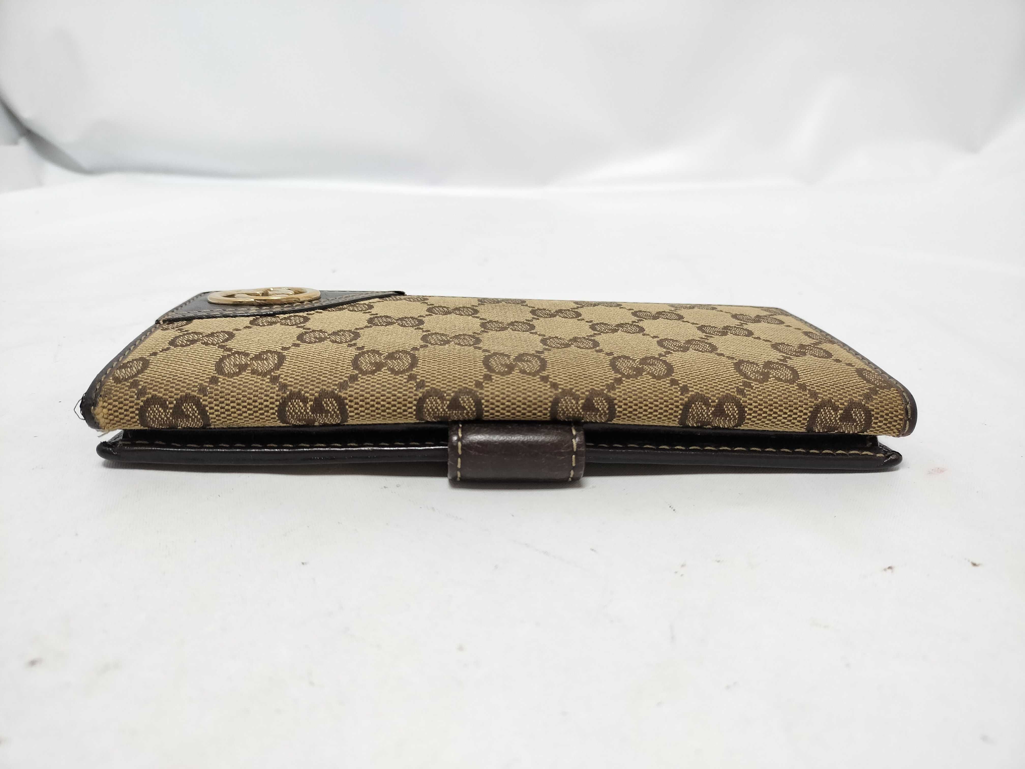 GG Canvas Gucci Interlocking GG Double Snap Wallet — view 5