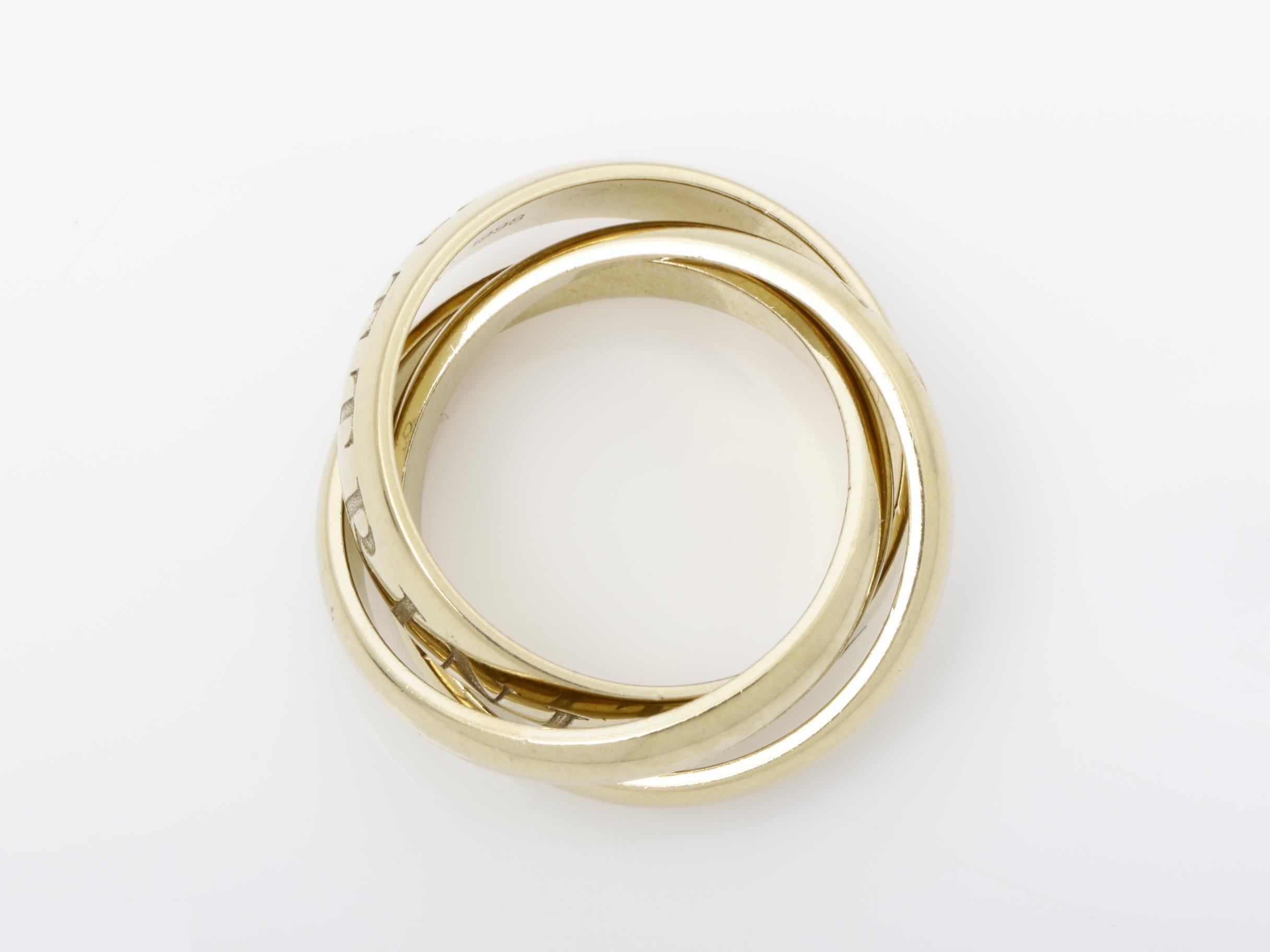 Trinity (precious metal) ring, 750, #48 — view 5