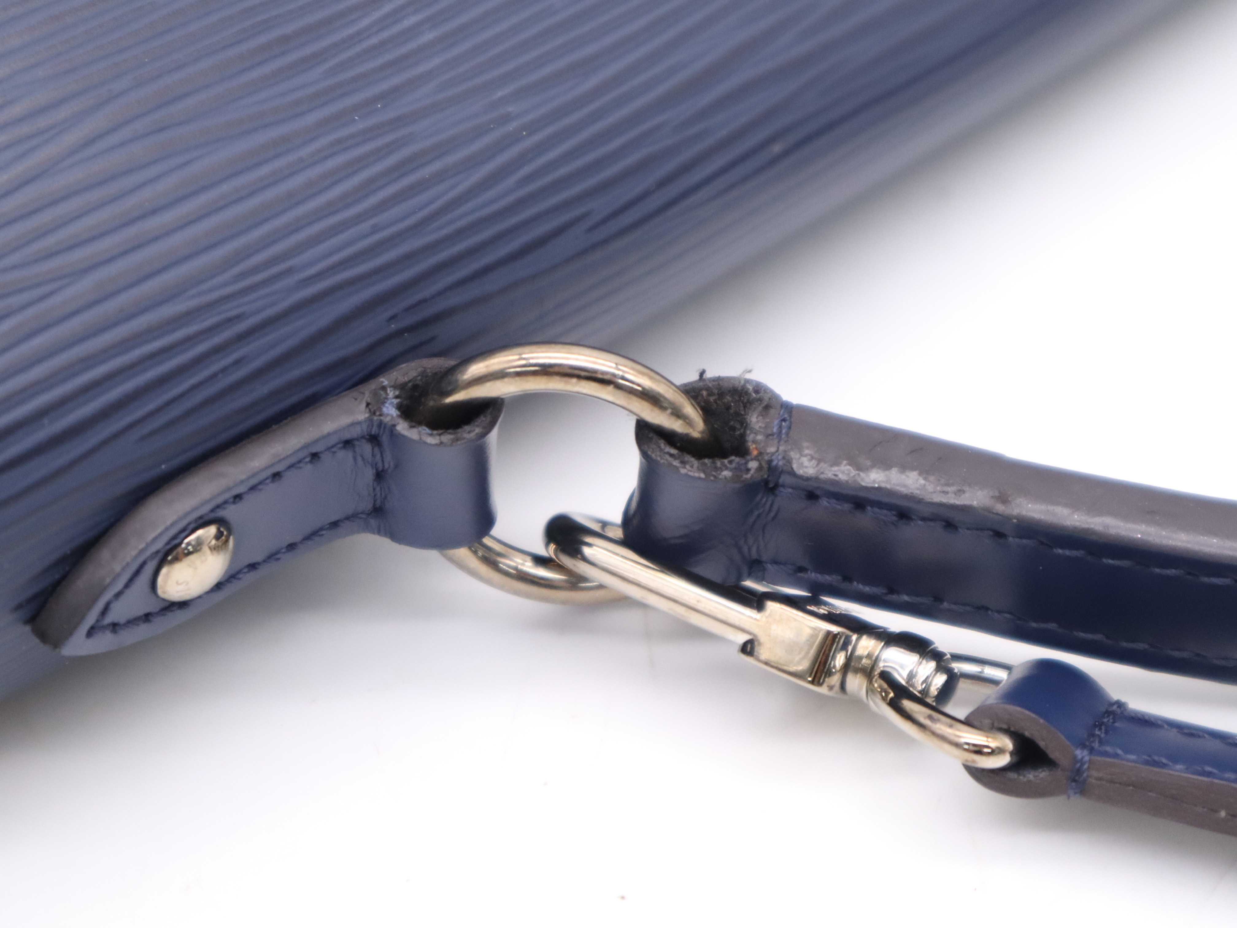M41299 Epicurny MM Indigo Blue Shoulder Bag with Shoulder Strap and Clochette — view 7