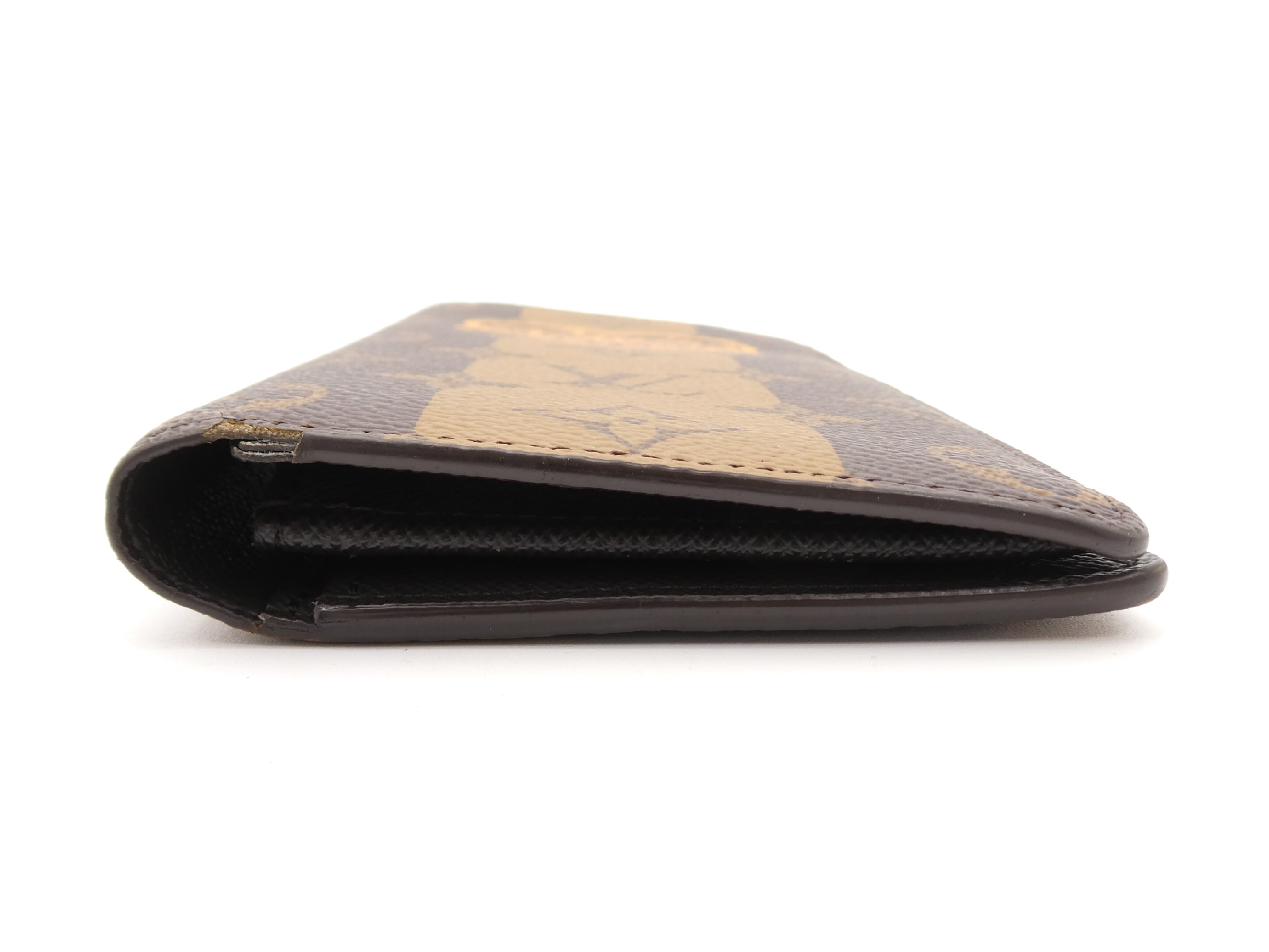 Monogram Stripe Portefeuille Brazza Wallet (IC compatible) — view 3