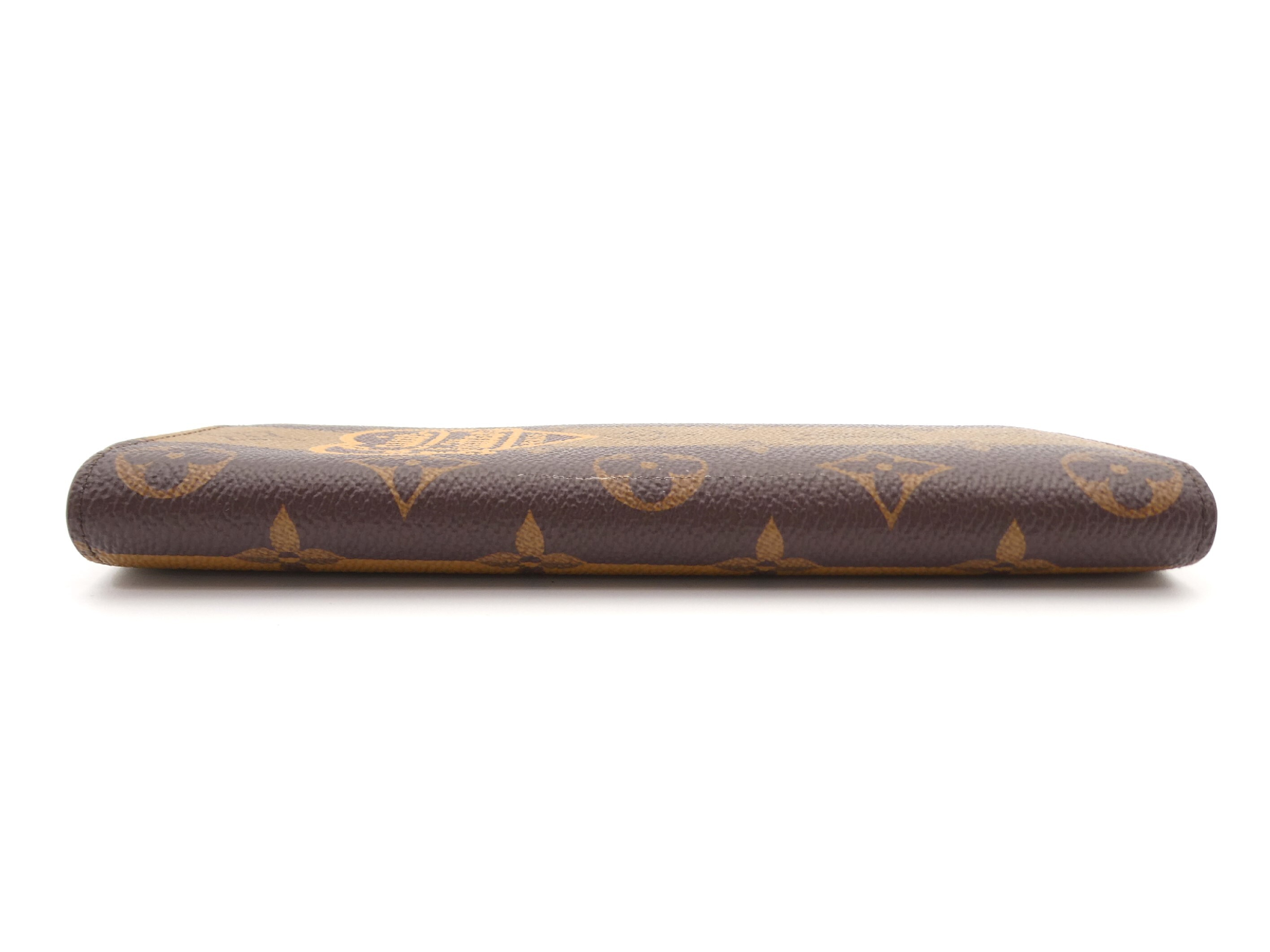Monogram Stripe Portefeuille Brazza Wallet (IC compatible) — view 5