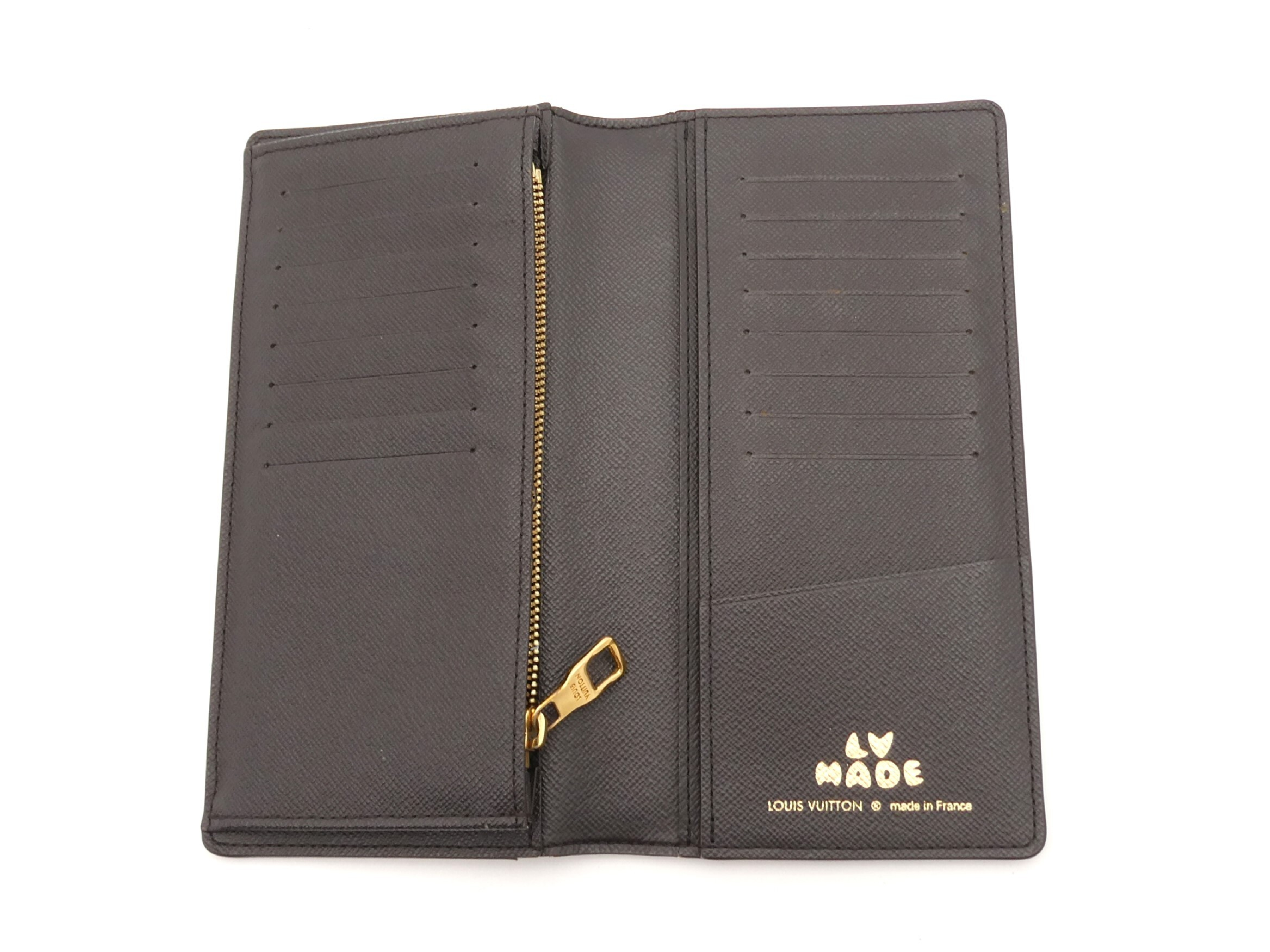 Monogram Stripe Portefeuille Brazza Wallet (IC compatible) — view 6