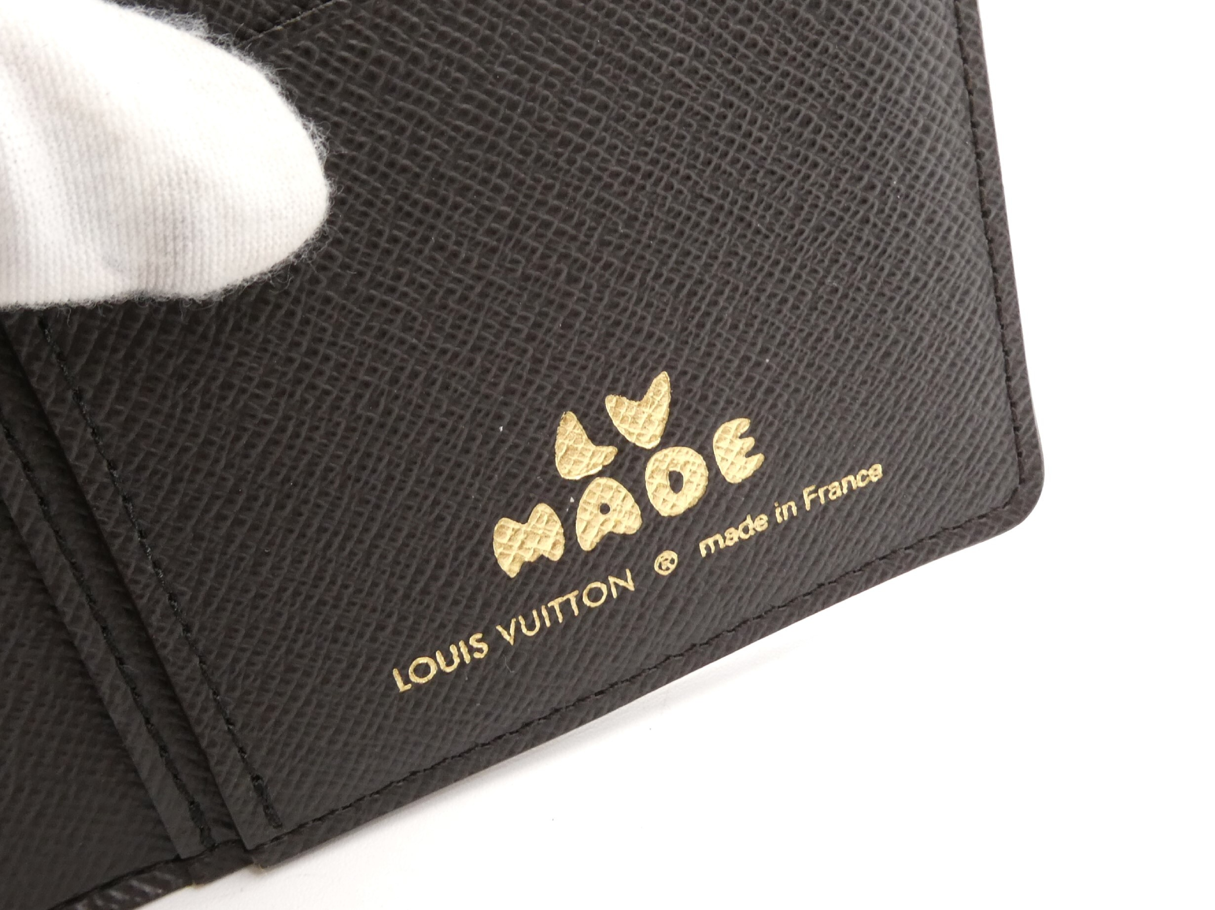 Monogram Stripe Portefeuille Brazza Wallet (IC compatible) — view 8