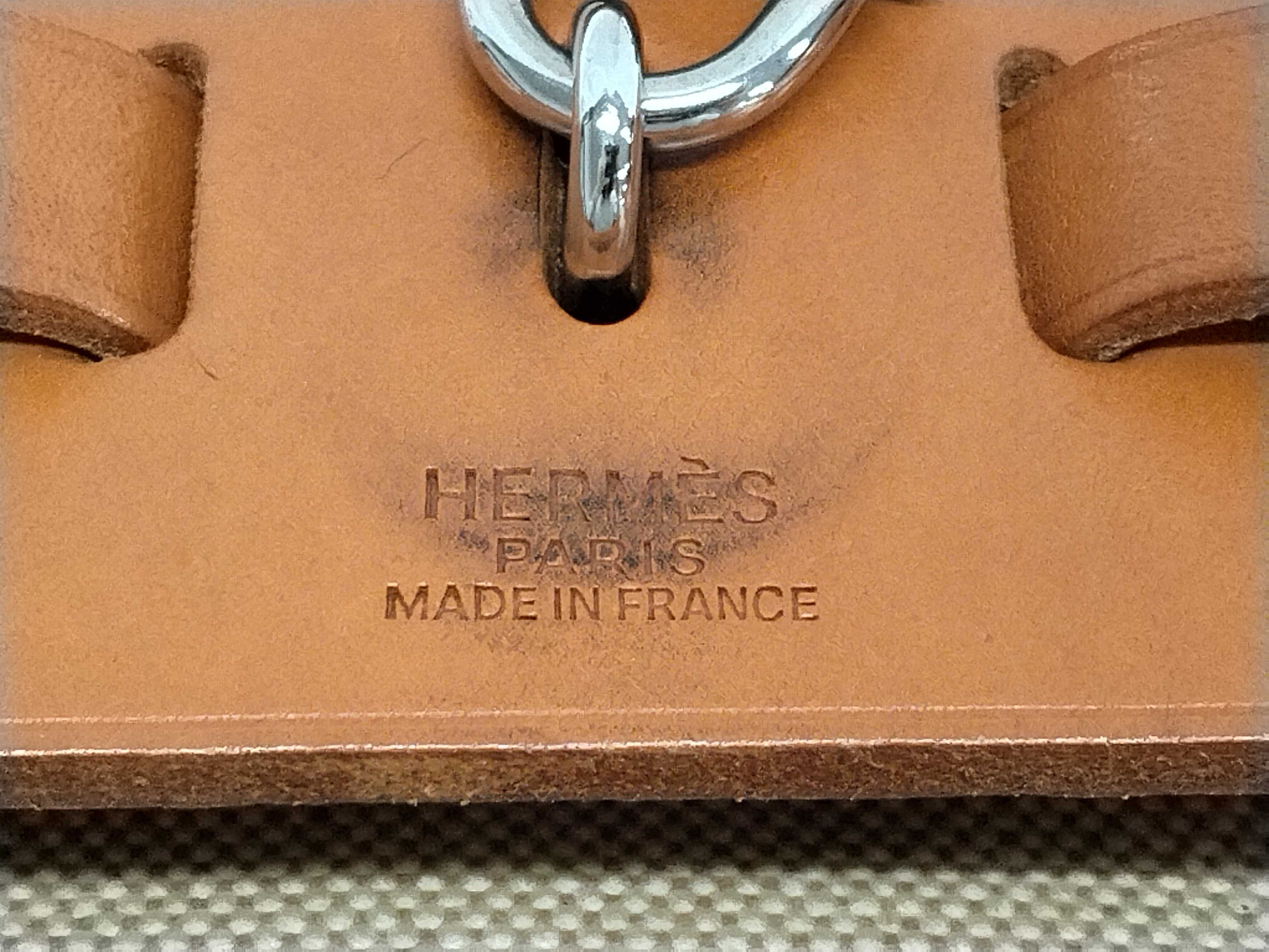 Herbag bag, Hermes Herbag MM Ad Toile H Box Calf Brown C Replacement bag Backpack — view 12