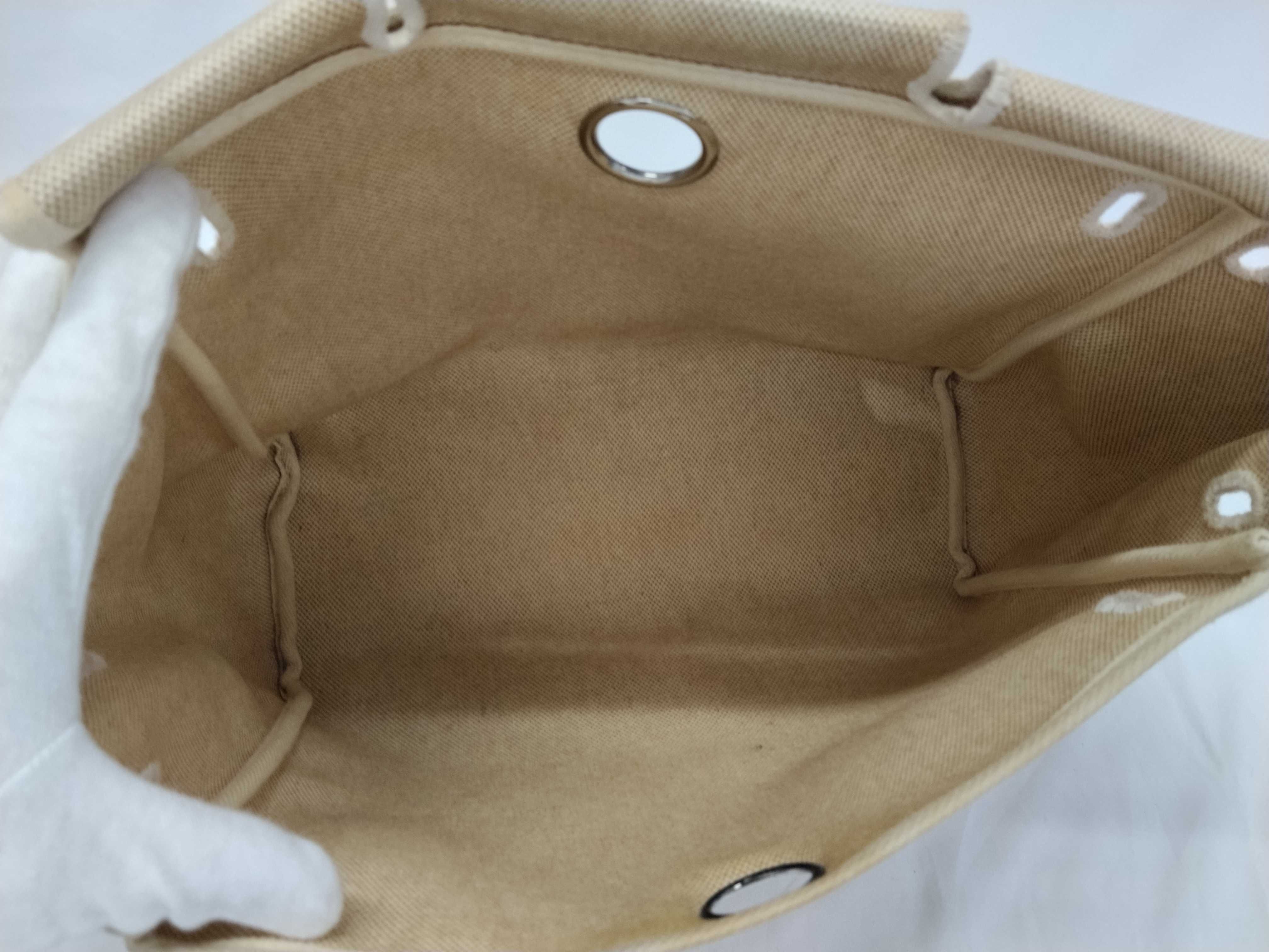 Herbag bag, Hermes Herbag MM Ad Toile H Box Calf Brown C Replacement bag Backpack — view 14
