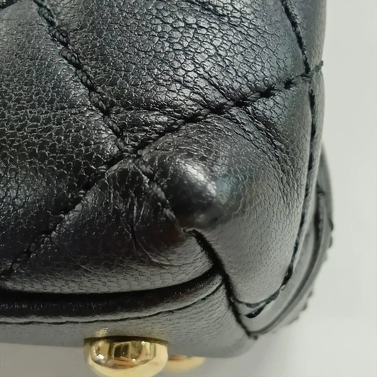 Coco Handle 19 XXS Lambskin 2-Way Handbag, Black with Gold Hardware, 31050935 (Serial Number ), AS2215 — view 15