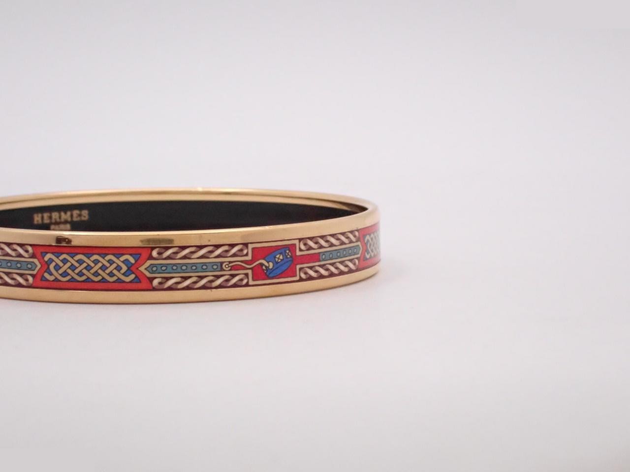 Email PM Enamel Bracelet Bangle (Metal) Gold — view 3