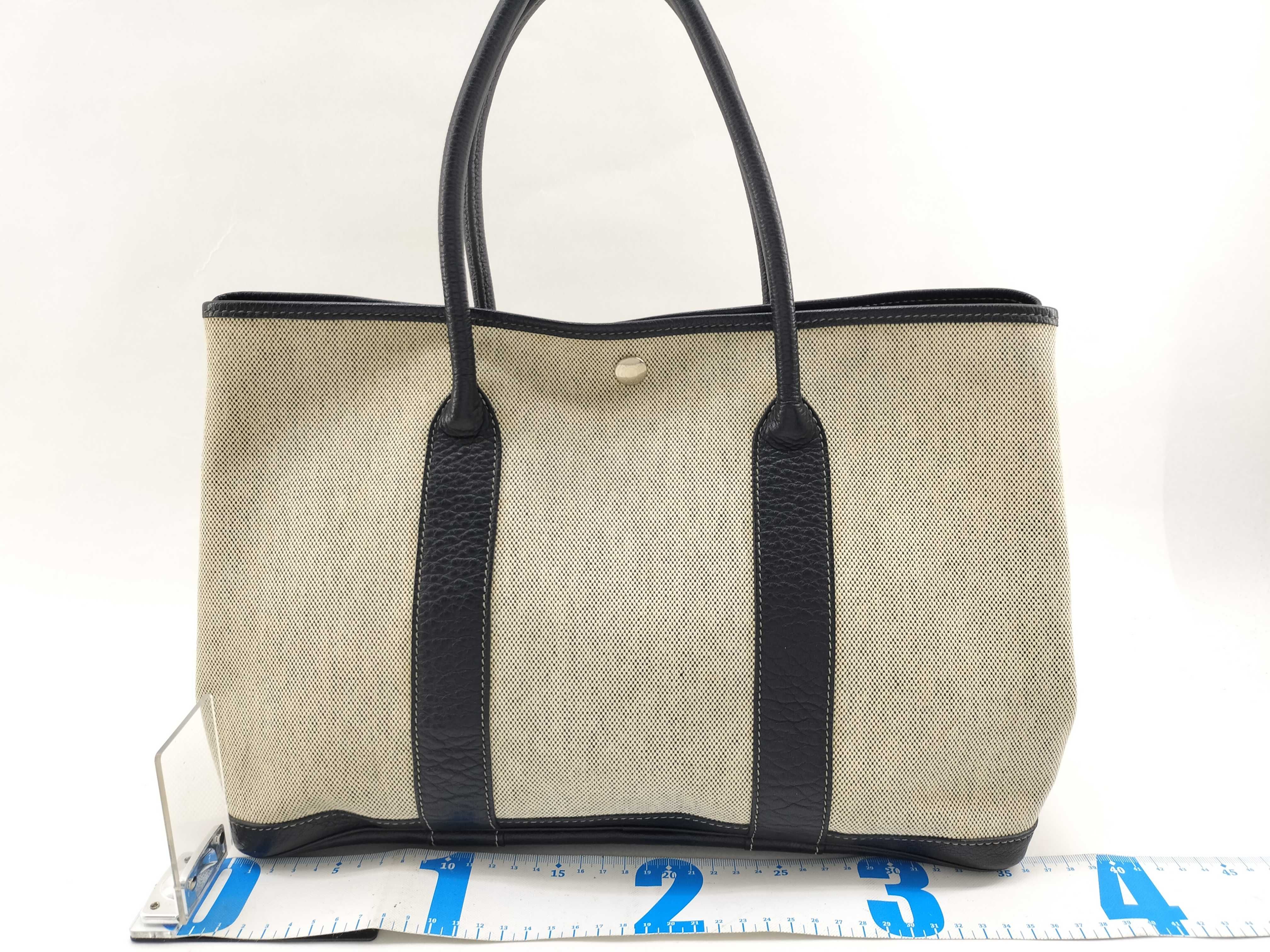 Garden Party PM Toile Leather Black — view 2