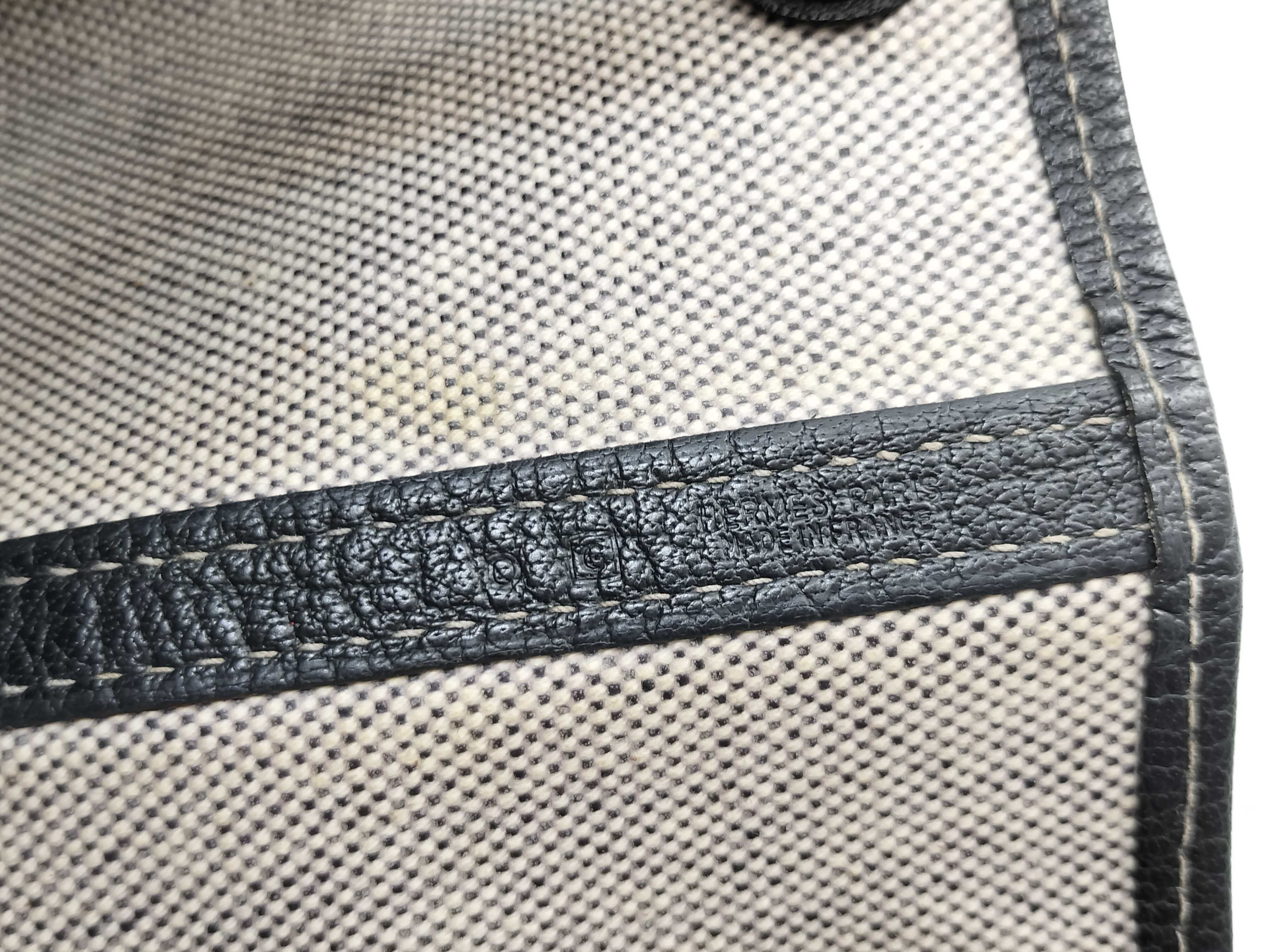 Garden Party PM Toile Leather Black — view 13