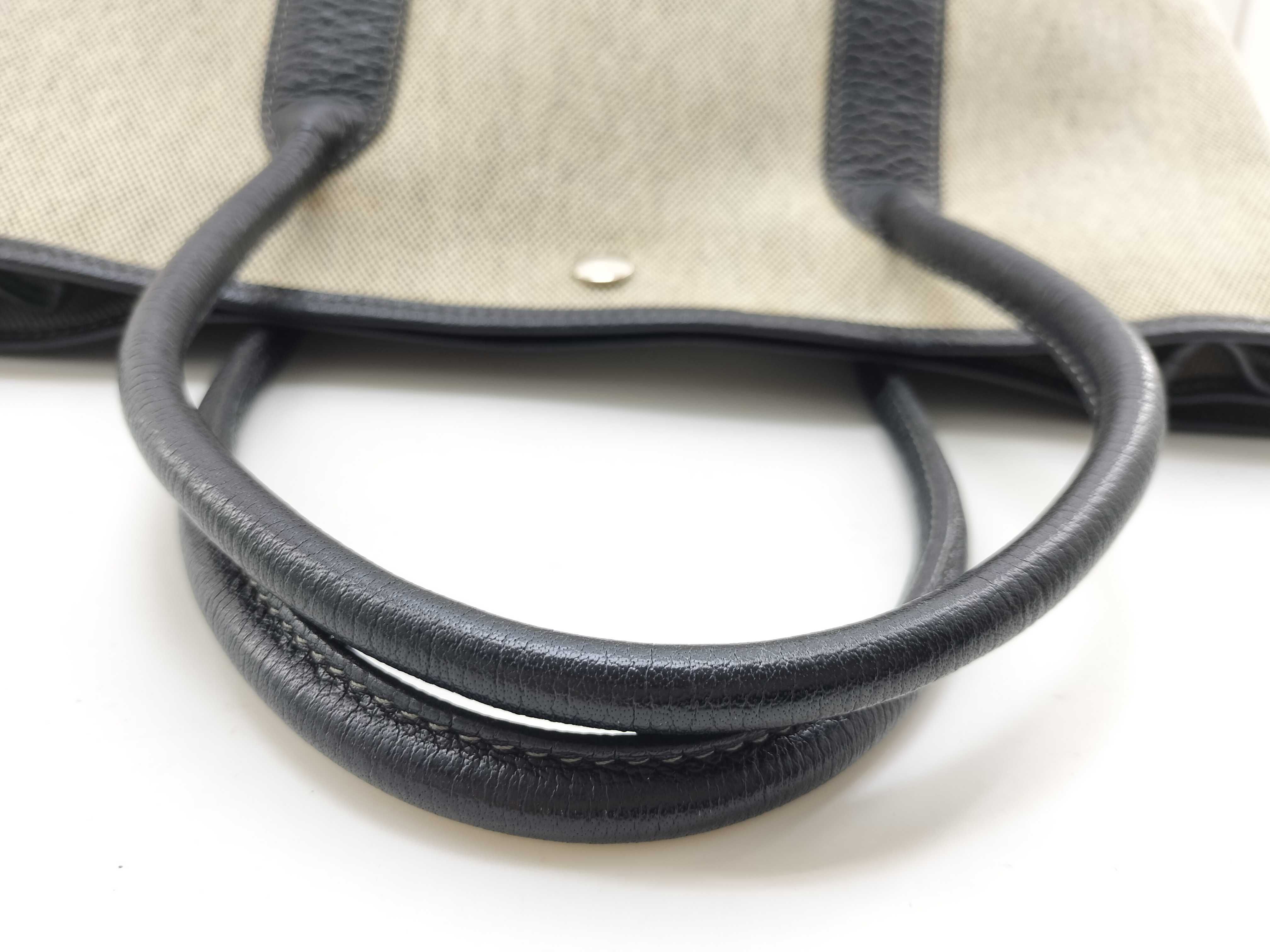 Garden Party PM Toile Leather Black — view 7