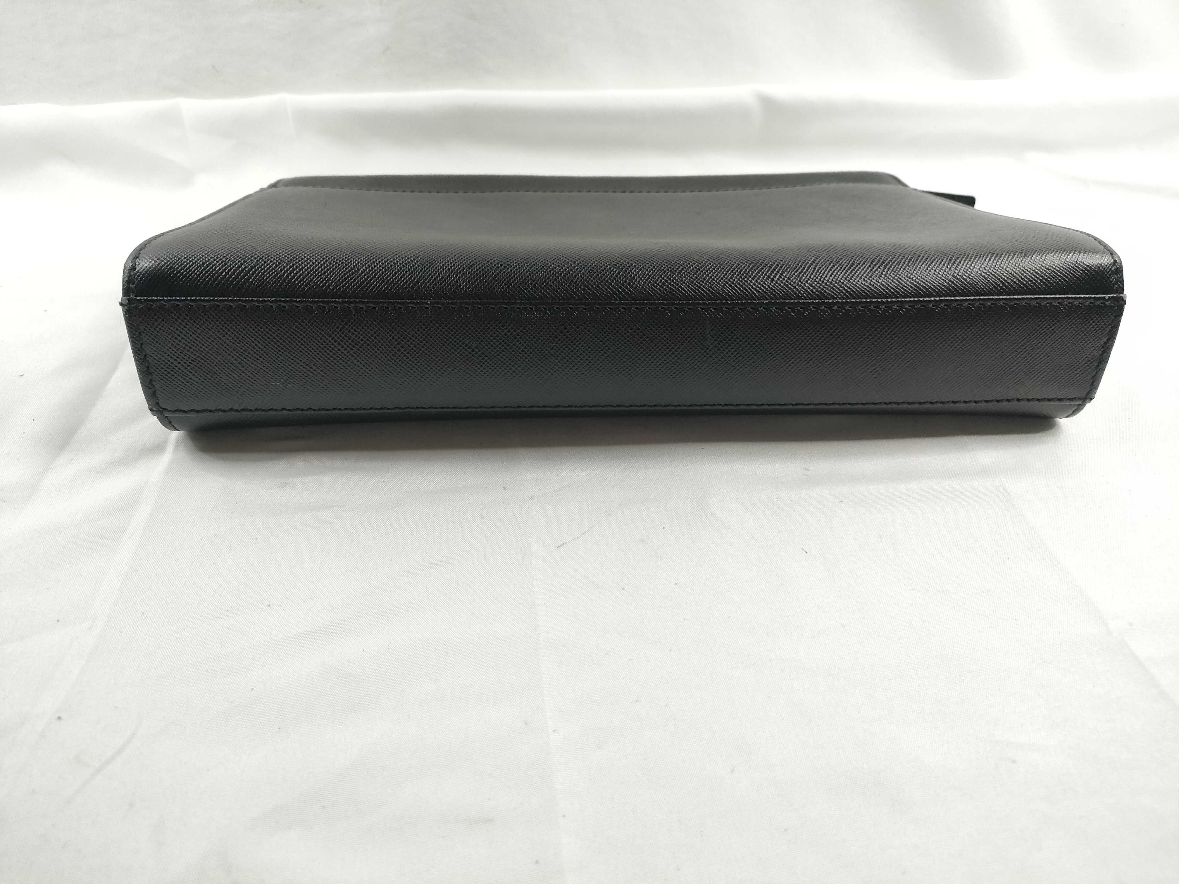 Clutch Bag Black Leather Clutch Bag — view 4