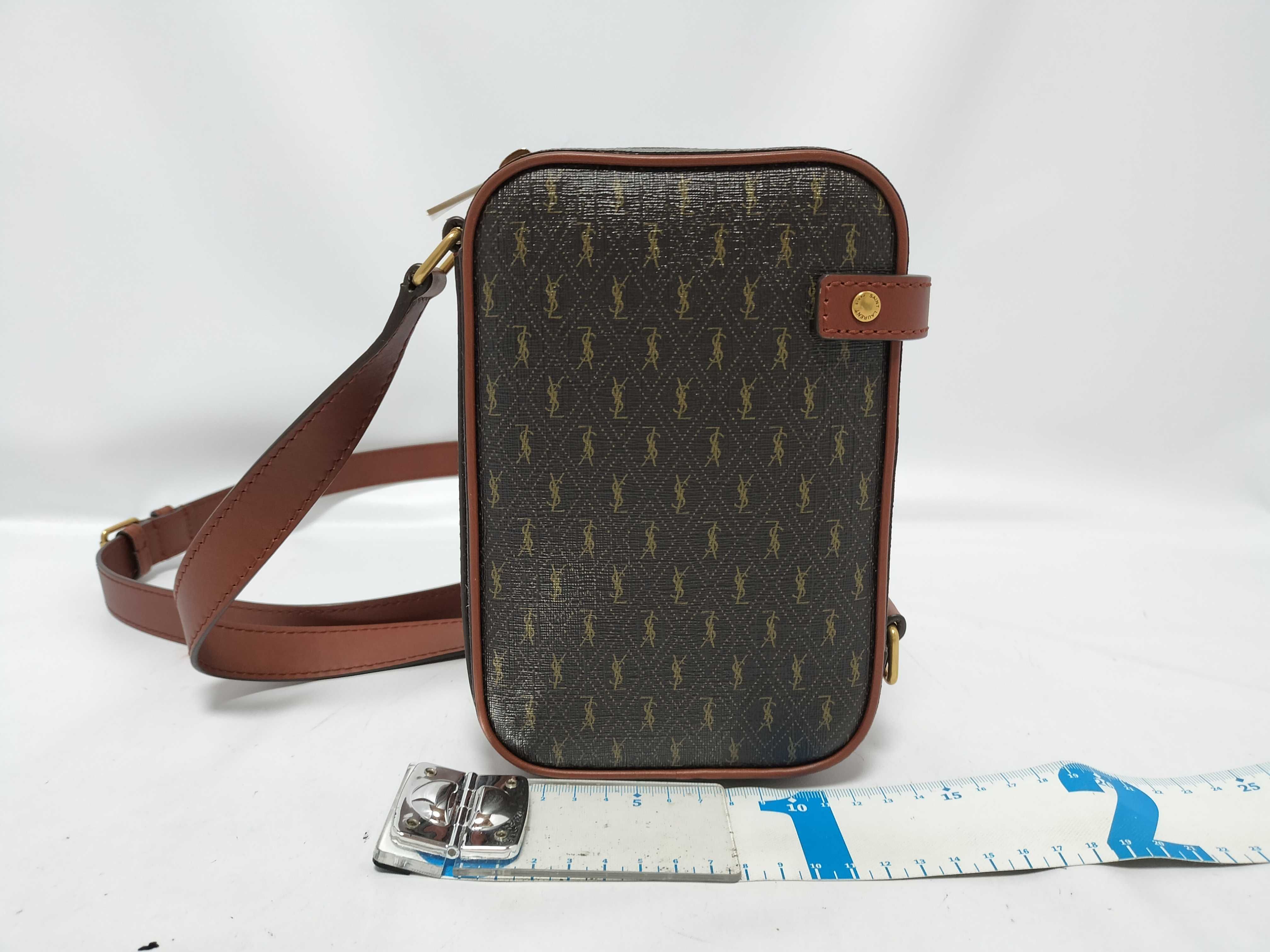 PVC x Leather Shoulder Bag, Brown, 685534 (Shoulder Bag) — view 2