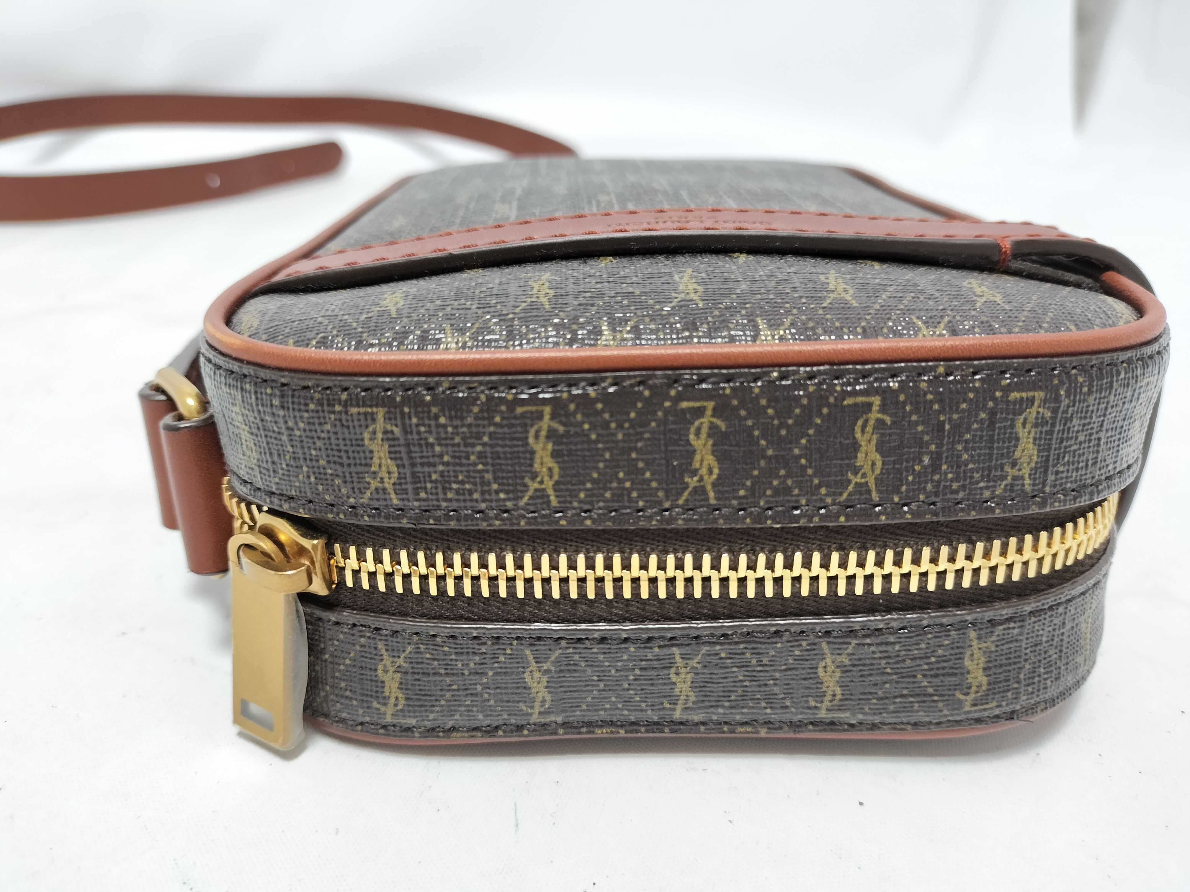 PVC x Leather Shoulder Bag, Brown, 685534 (Shoulder Bag) — view 3