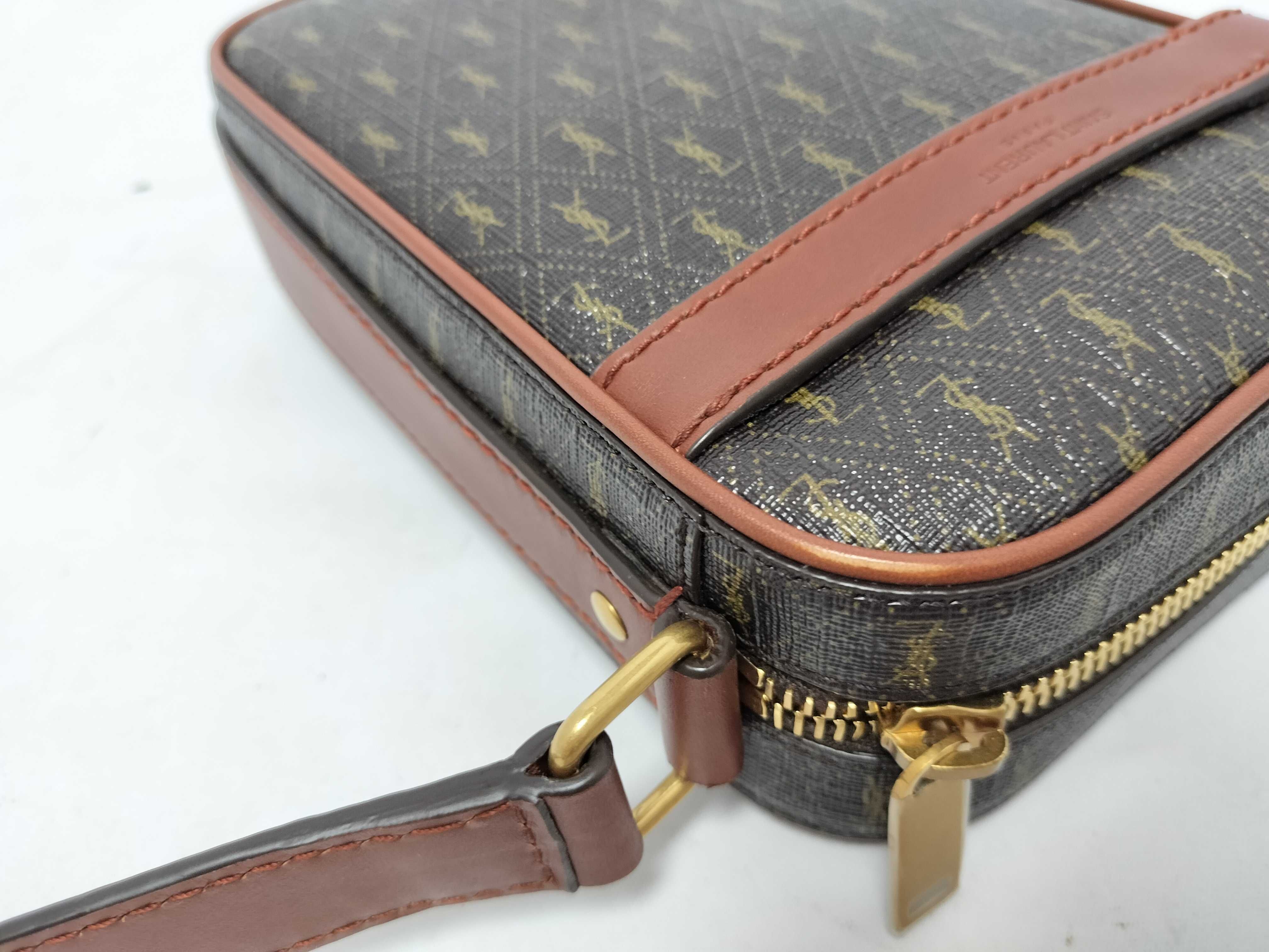PVC x Leather Shoulder Bag, Brown, 685534 (Shoulder Bag) — view 7