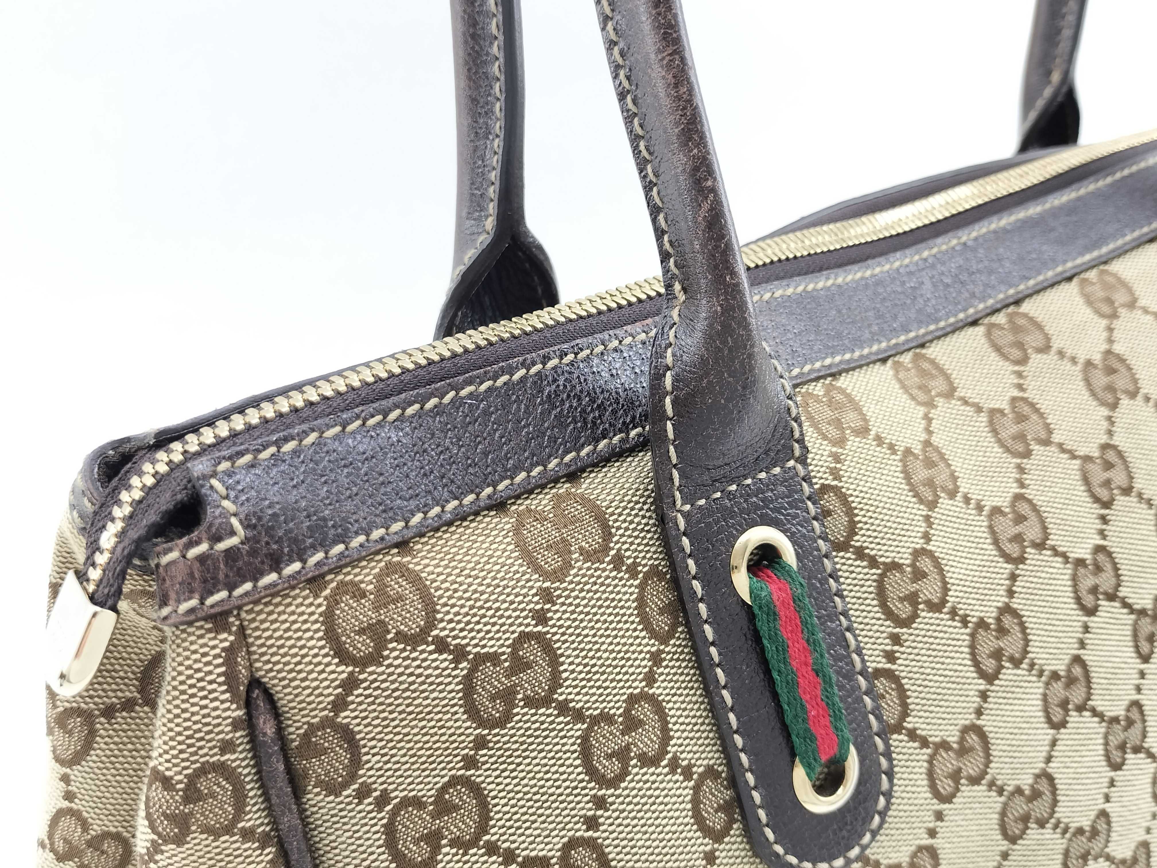 GG Canvas Gucci 177052 Princy GG Canvas Sherry Line Tote Bag — view 3