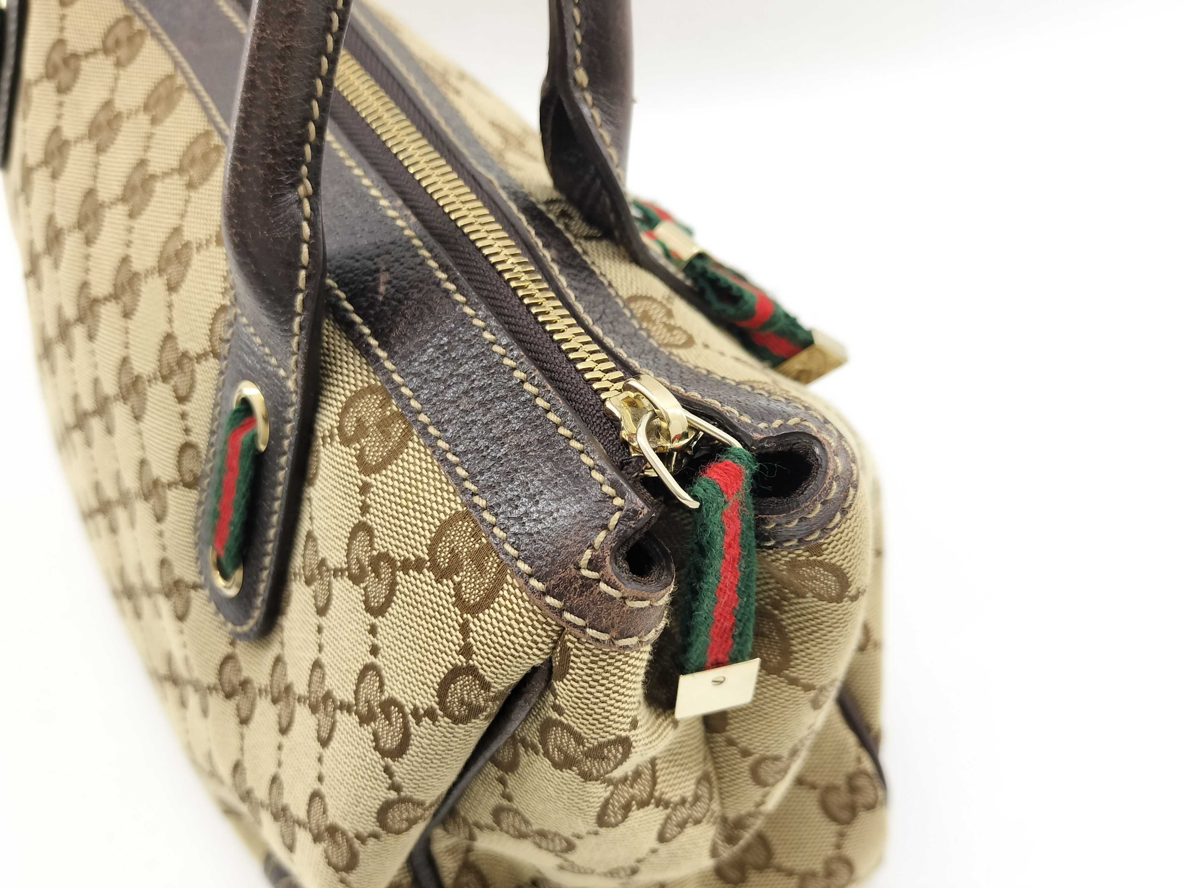 GG Canvas Gucci 177052 Princy GG Canvas Sherry Line Tote Bag — view 4