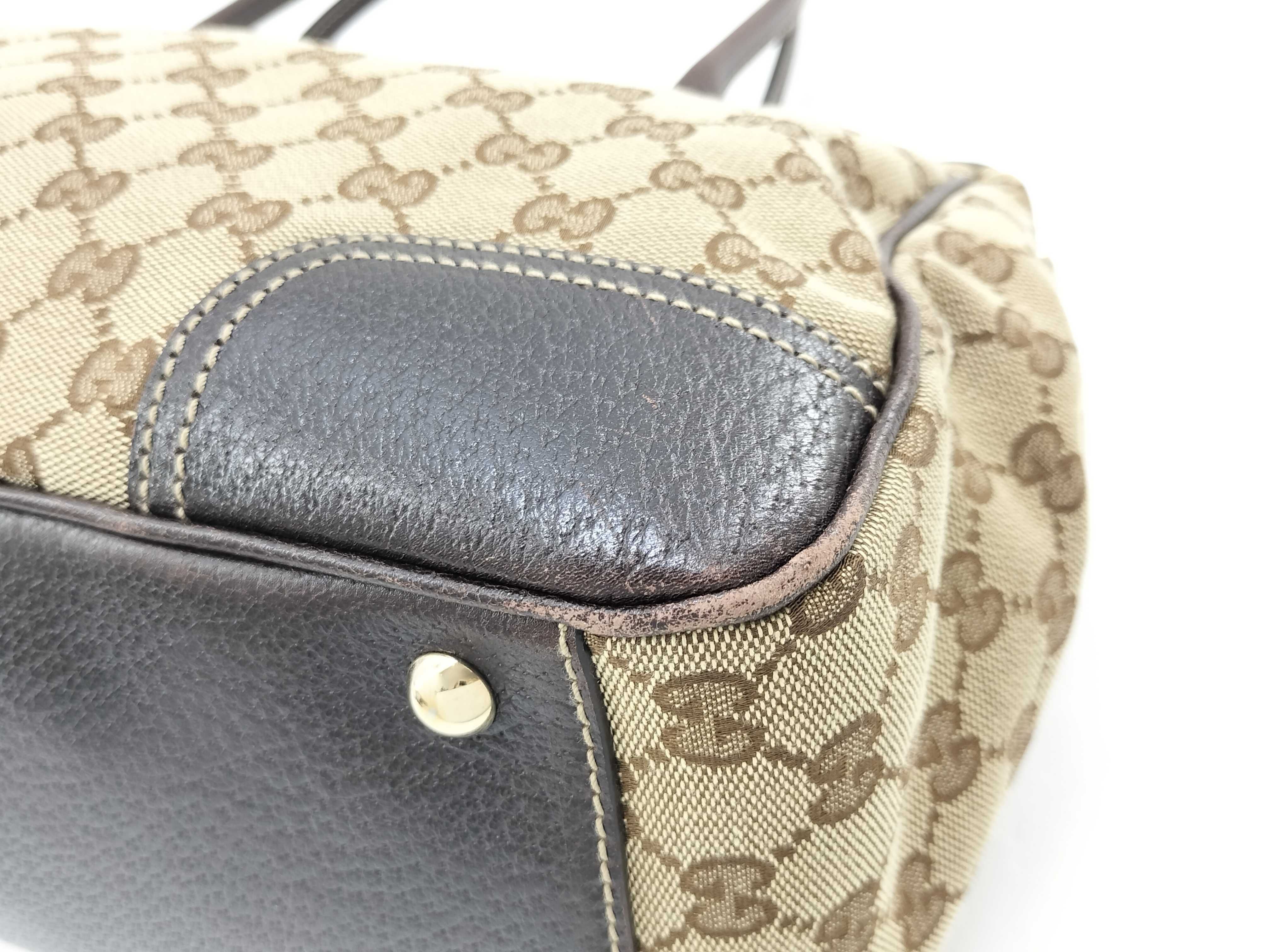 GG Canvas Gucci 177052 Princy GG Canvas Sherry Line Tote Bag — view 8