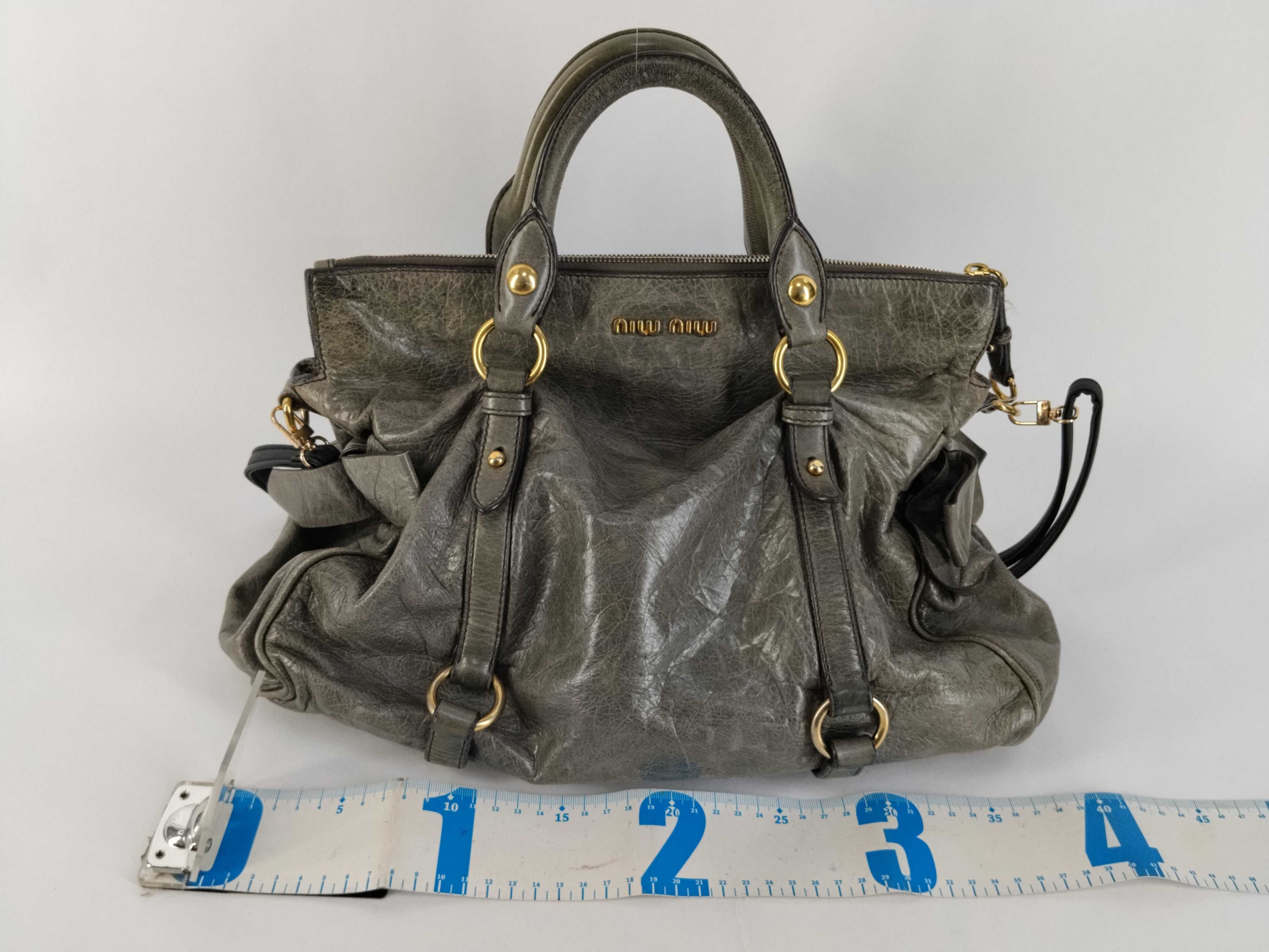 2-way Shoulder Bag, Gray Handbag — view 2