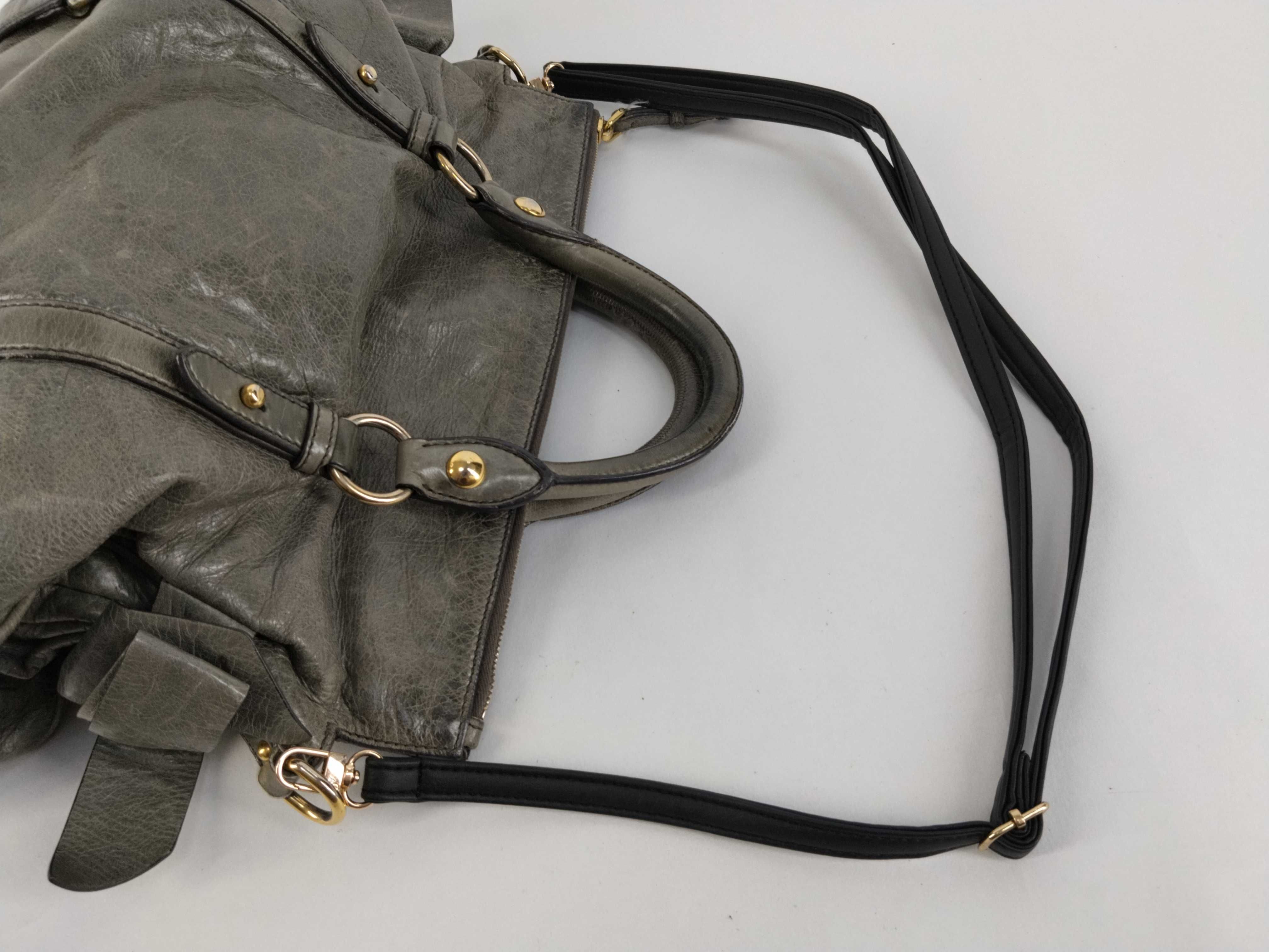 2-way Shoulder Bag, Gray Handbag — view 3