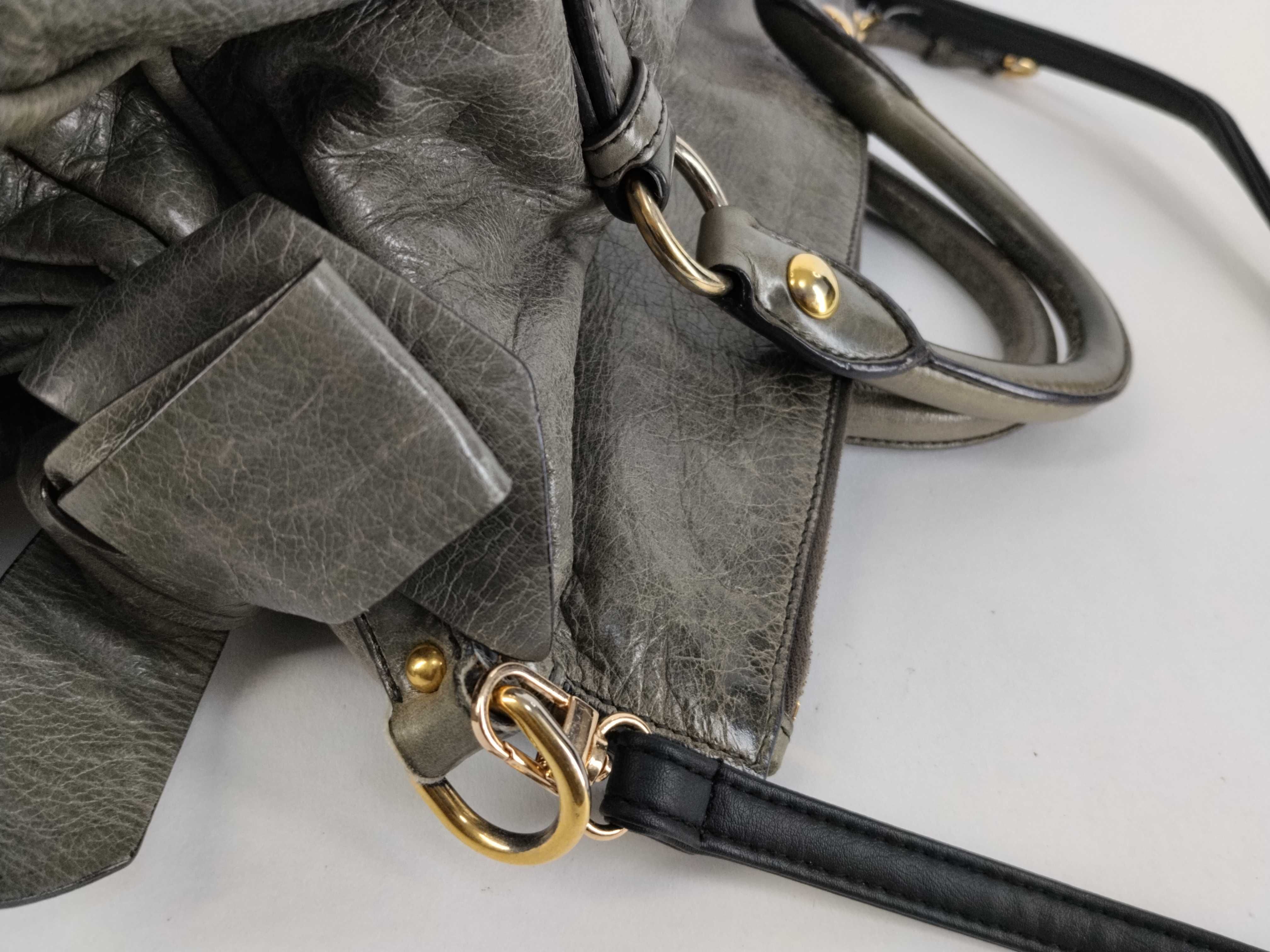 2-way Shoulder Bag, Gray Handbag — view 6
