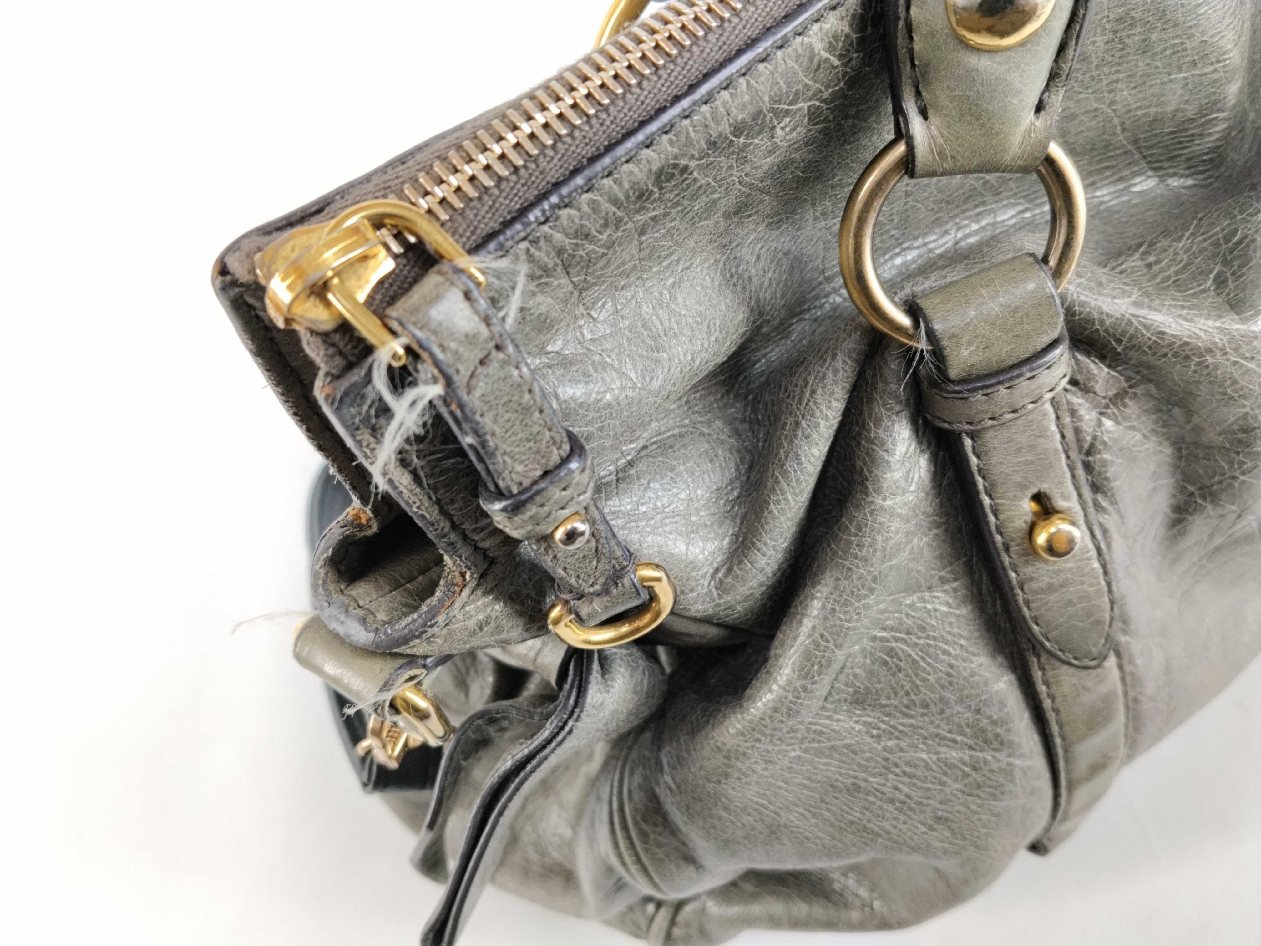 2-way Shoulder Bag, Gray Handbag — view 9