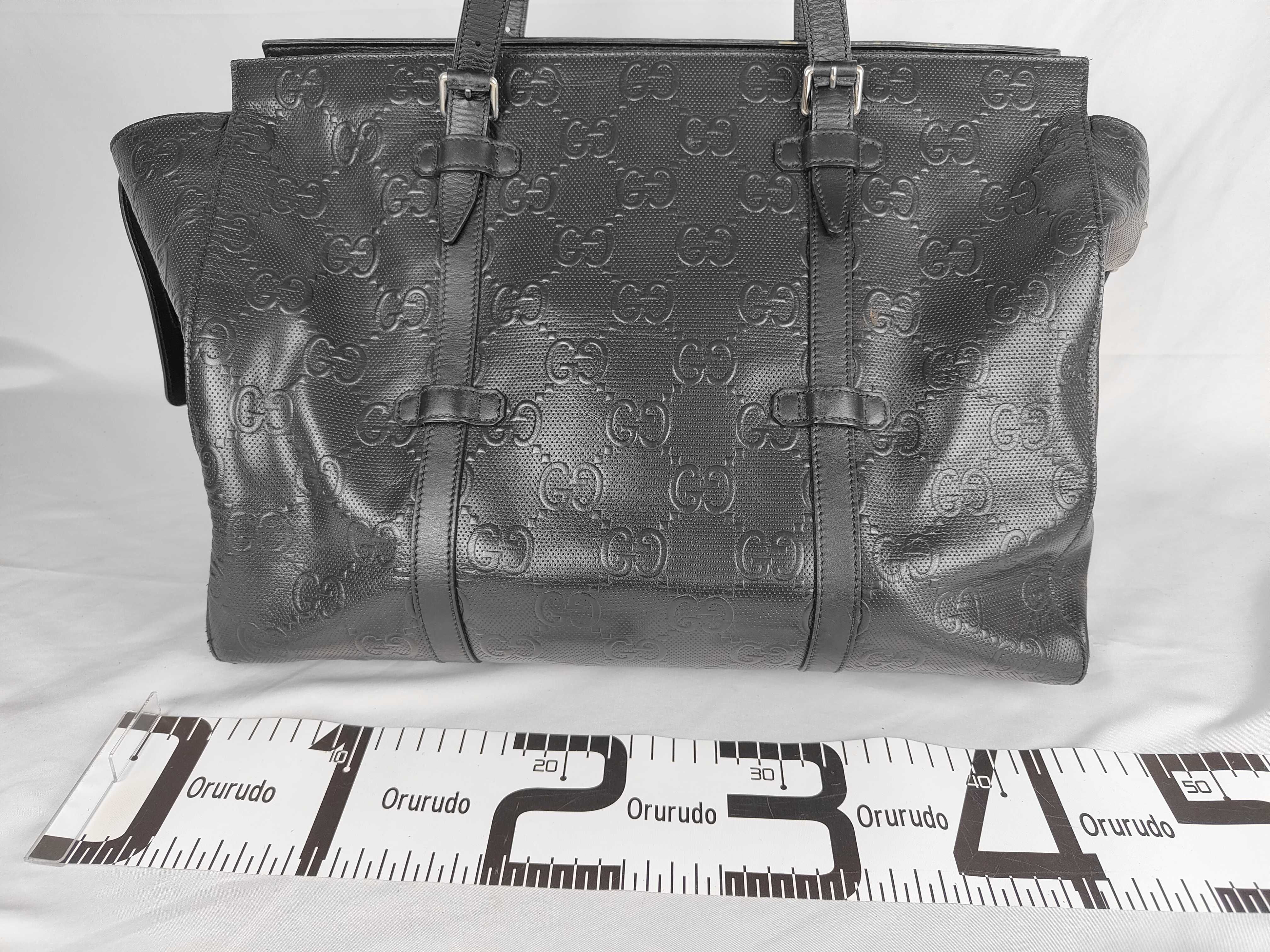 Guccissima Boston Bag, Black, 625772 — view 2
