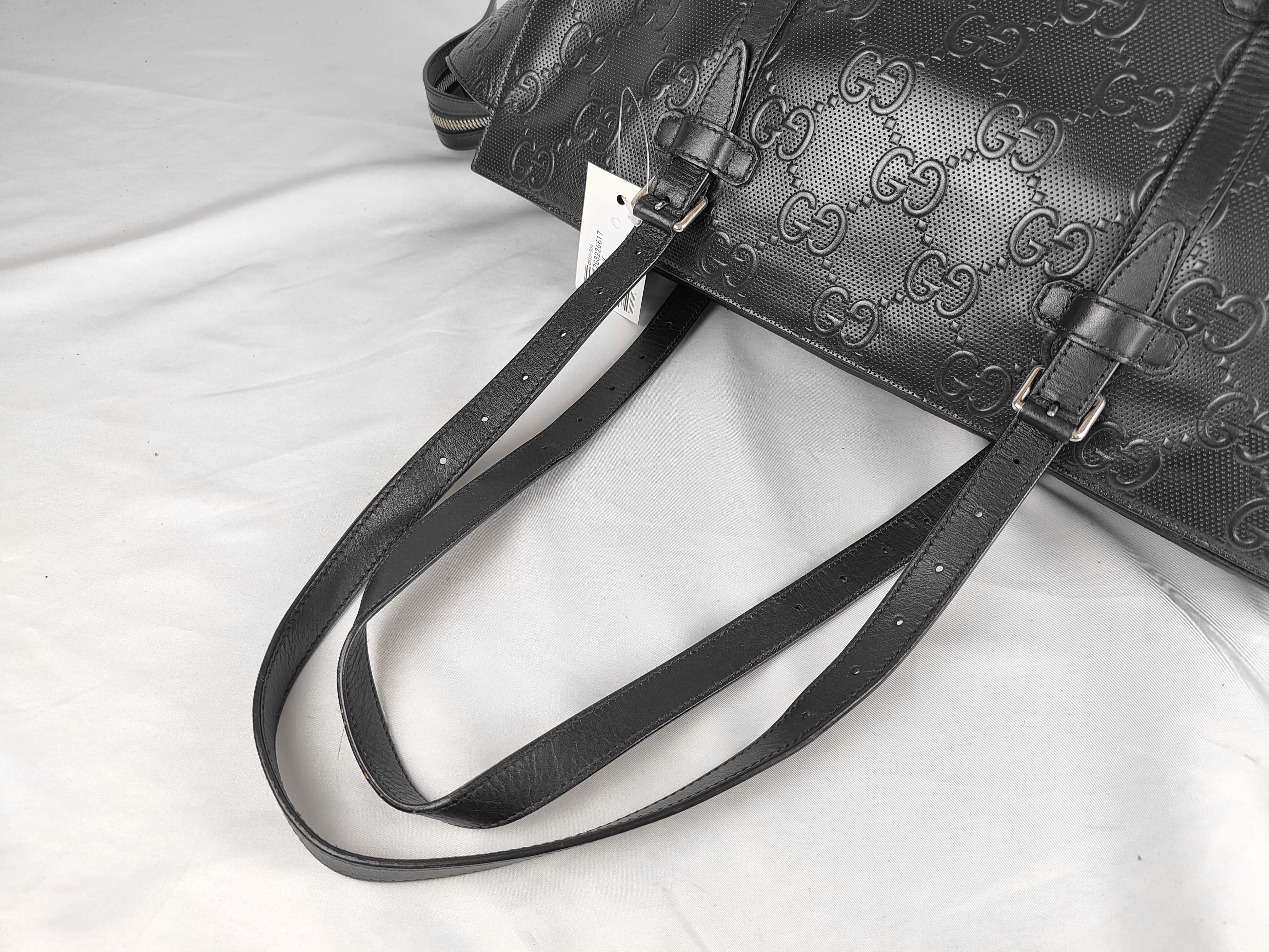 Guccissima Boston Bag, Black, 625772 — view 3