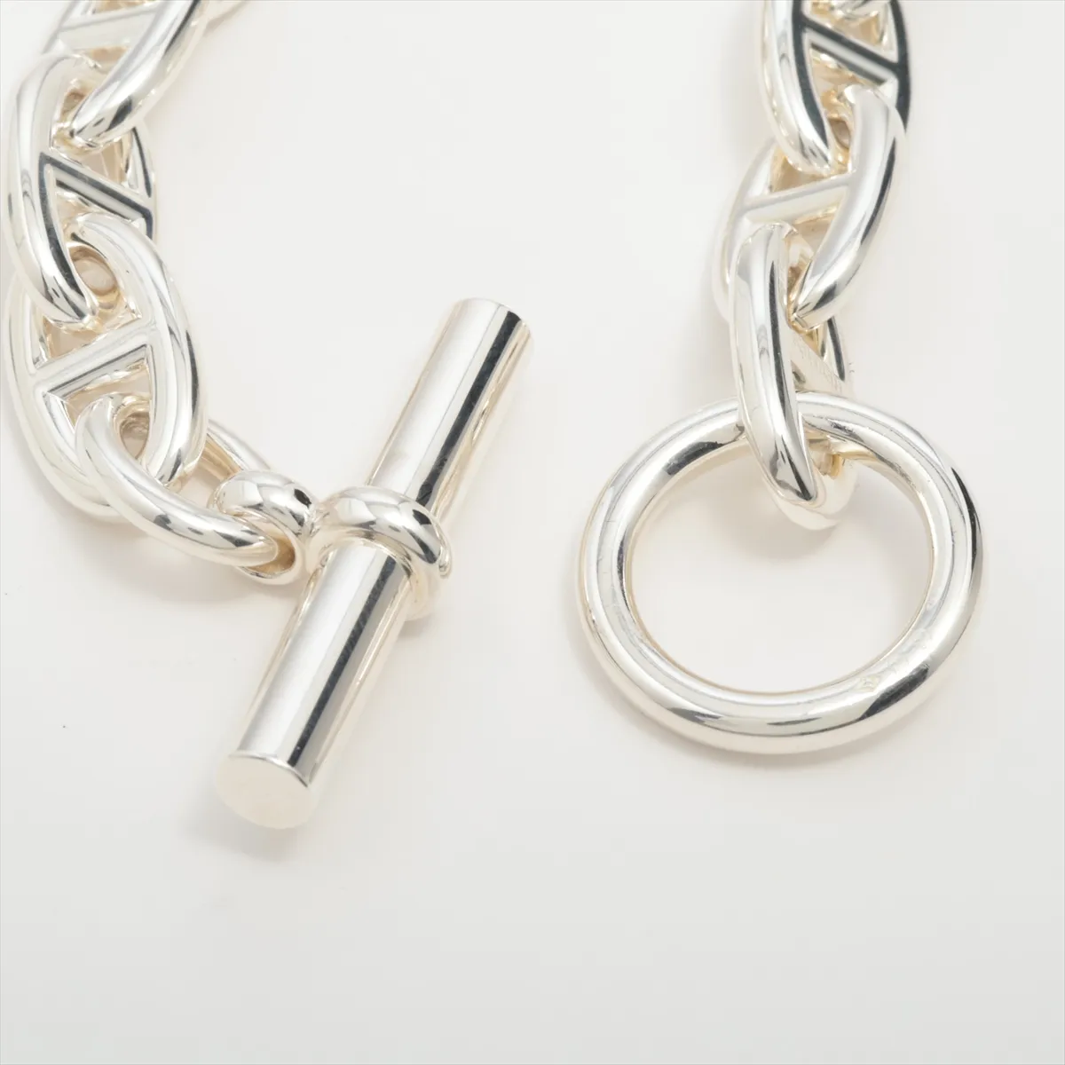 Chaine d'Ancre GM 2025 Bracelet, 13 links, 925 silver, 74.8g, silver, some wear, tarnish, — view 3