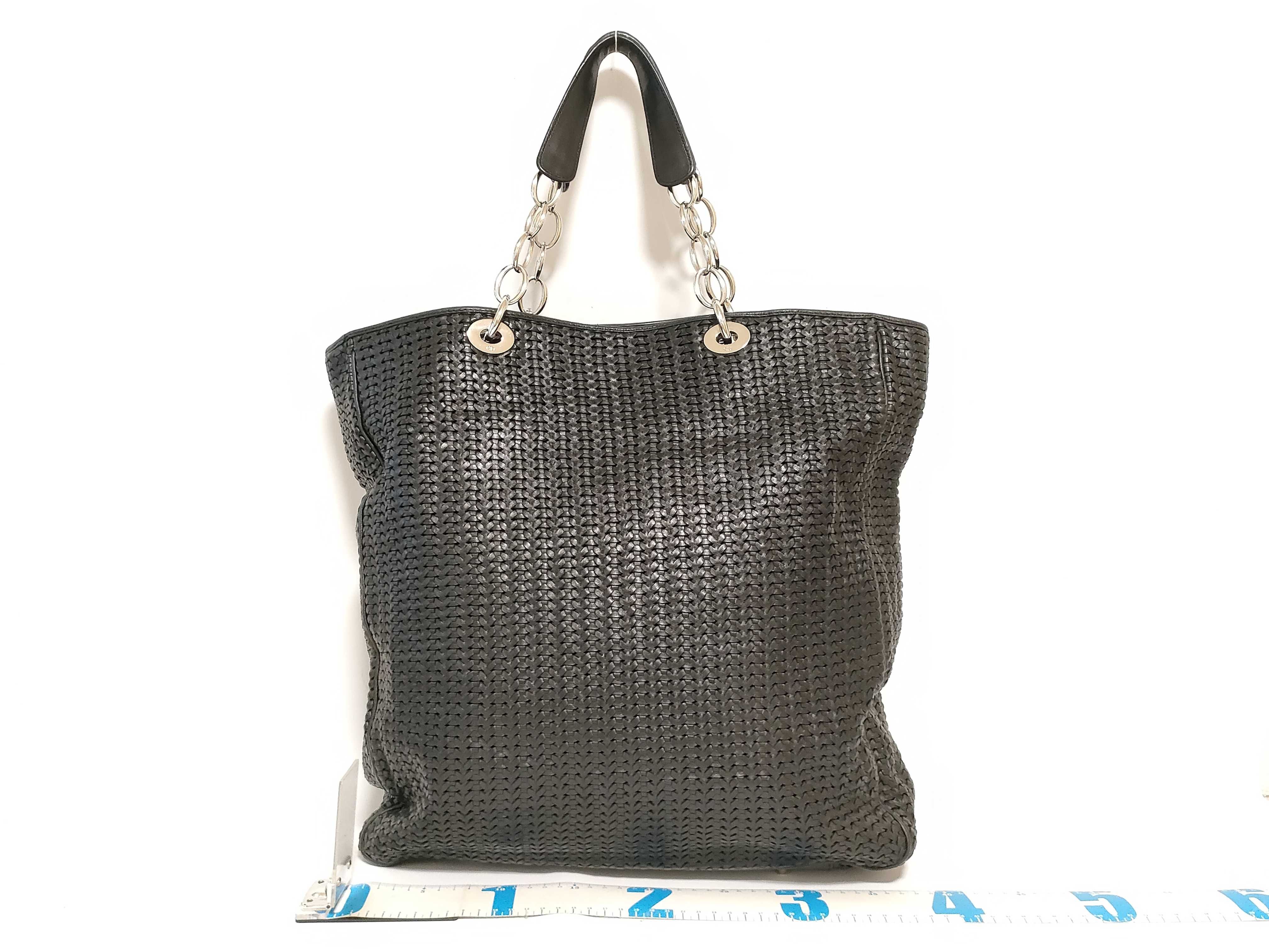 Leather Tote Bag Black Tote Bag — view 2