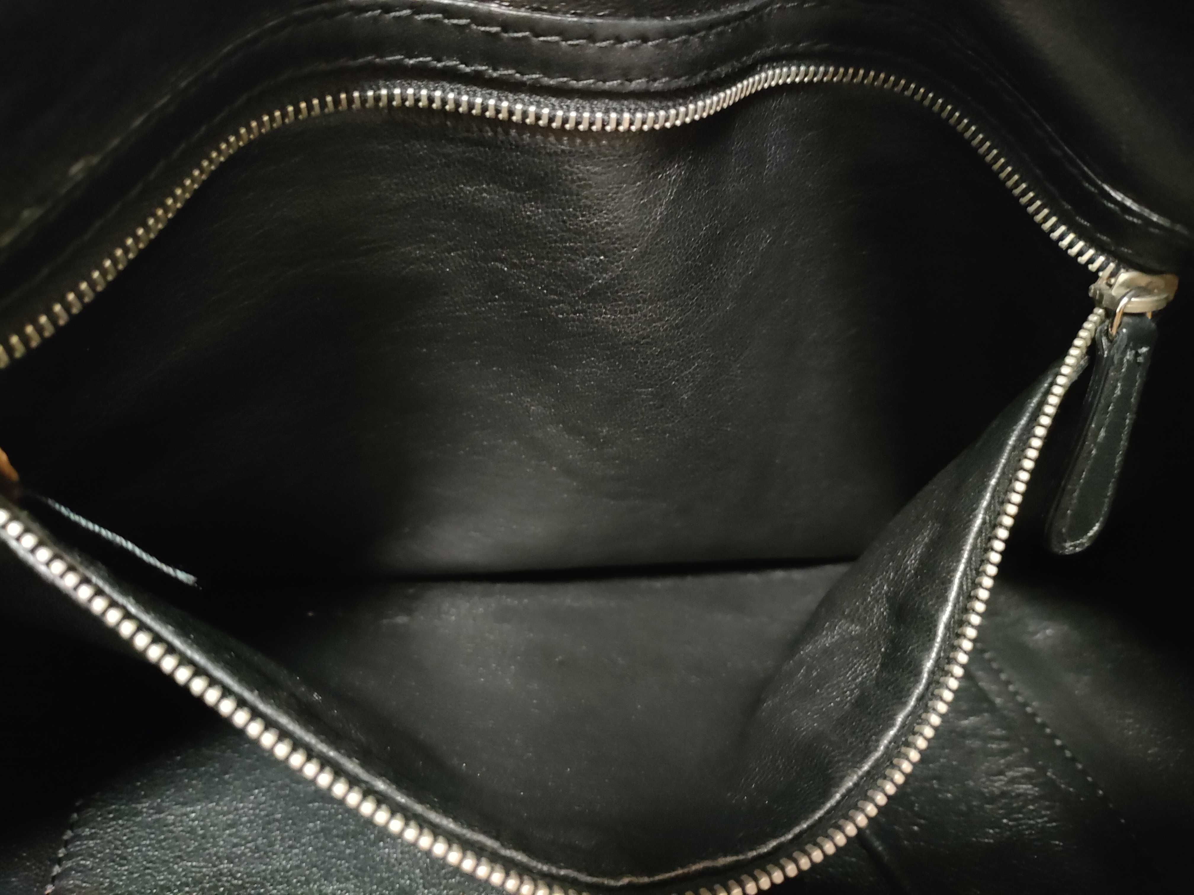 Leather Tote Bag Black Tote Bag — view 11