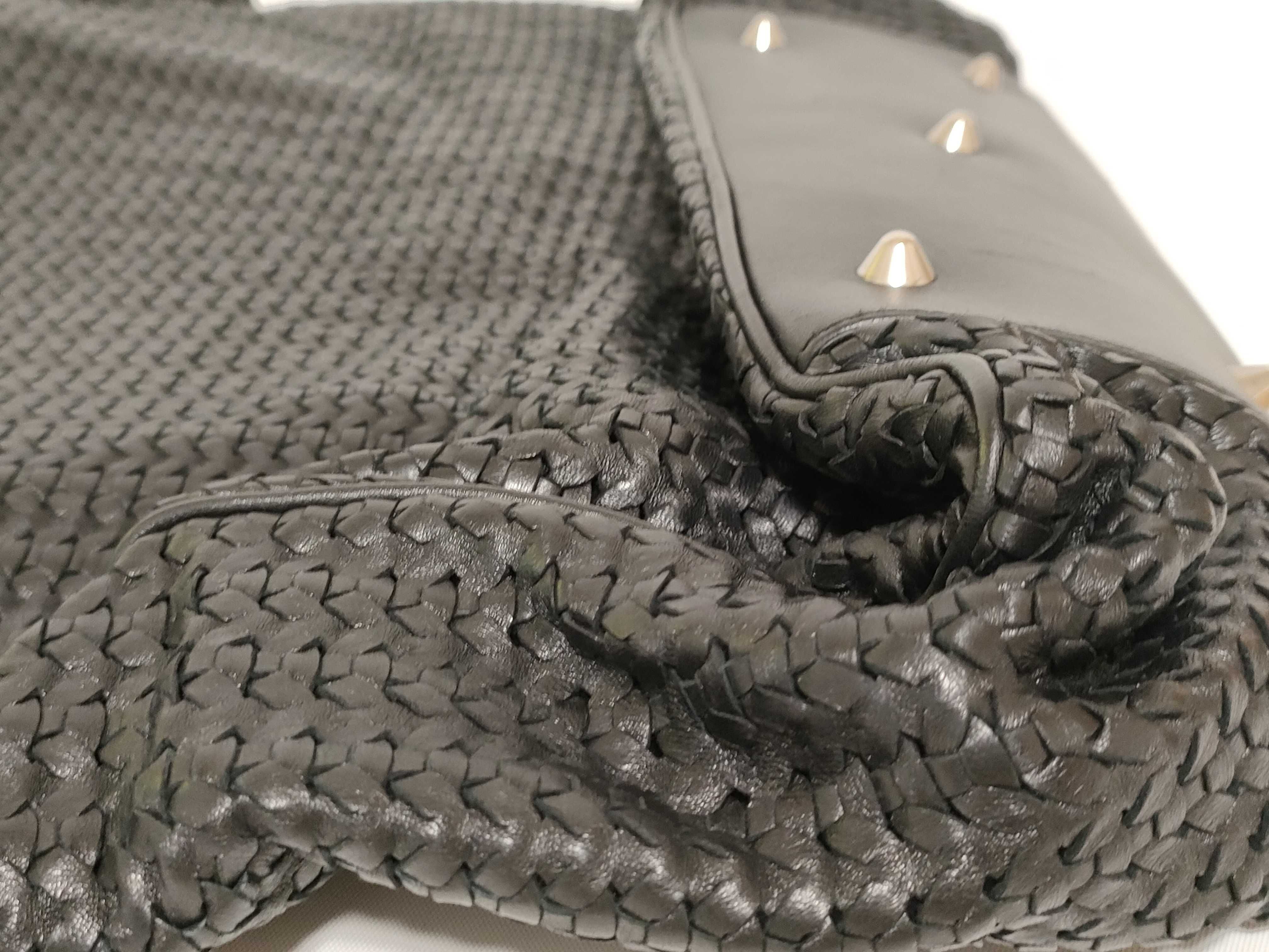 Leather Tote Bag Black Tote Bag — view 14