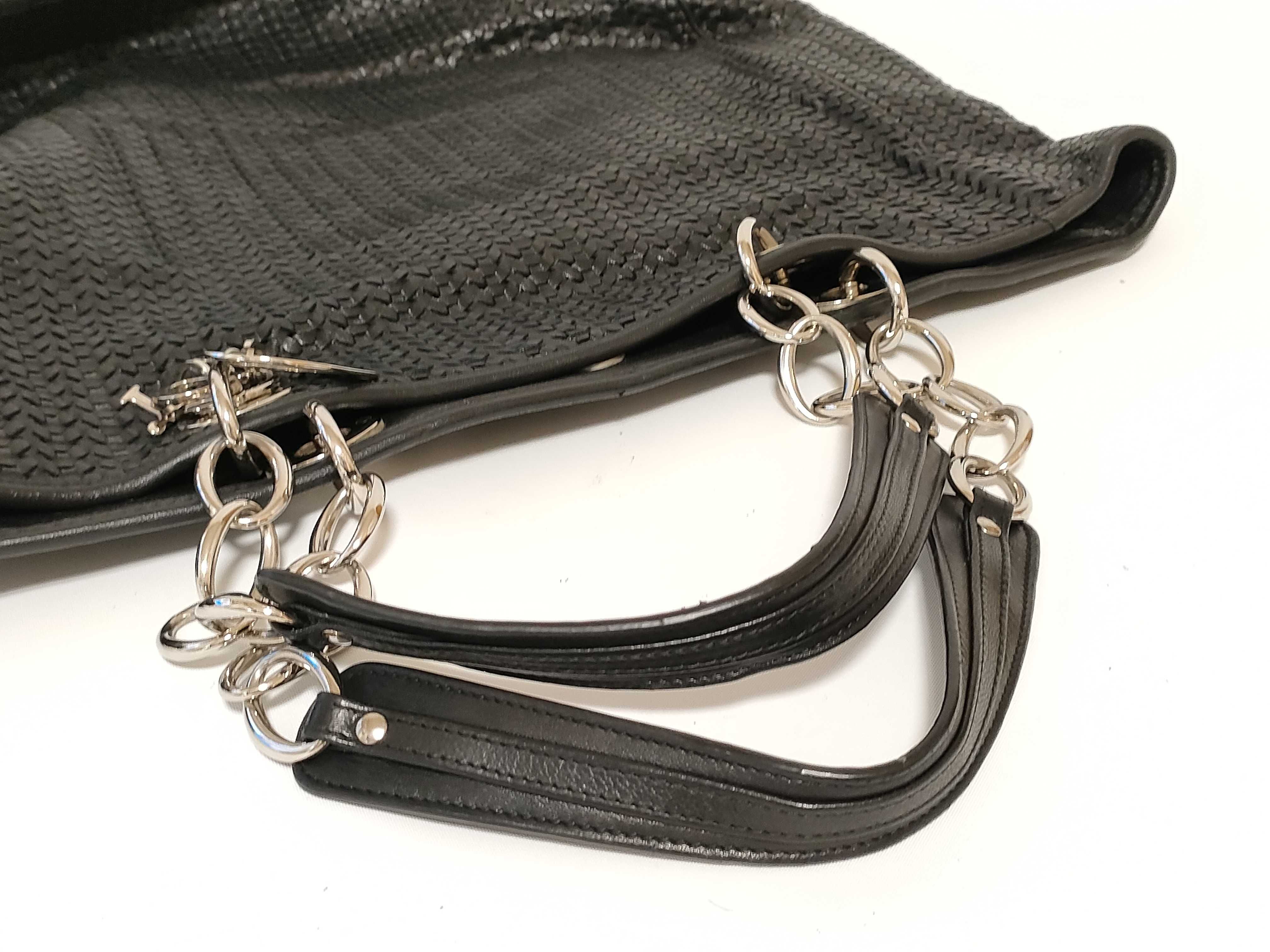 Leather Tote Bag Black Tote Bag — view 3