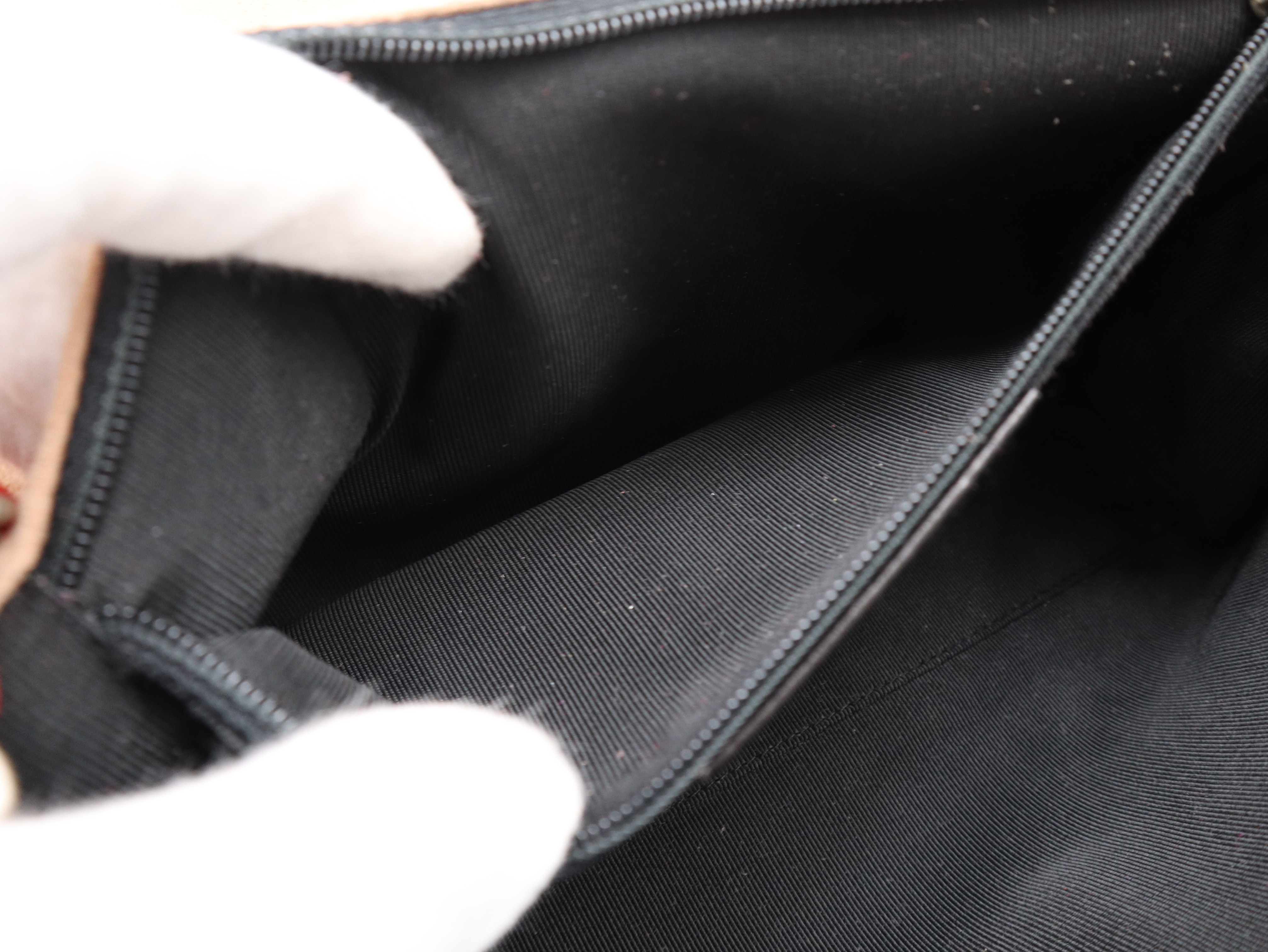 2.55 Patchwork Suede Shoulder Bag, Silver Hardware, Seal, Card, 5806007, with Guarantee Card and Dust Bag. — view 9
