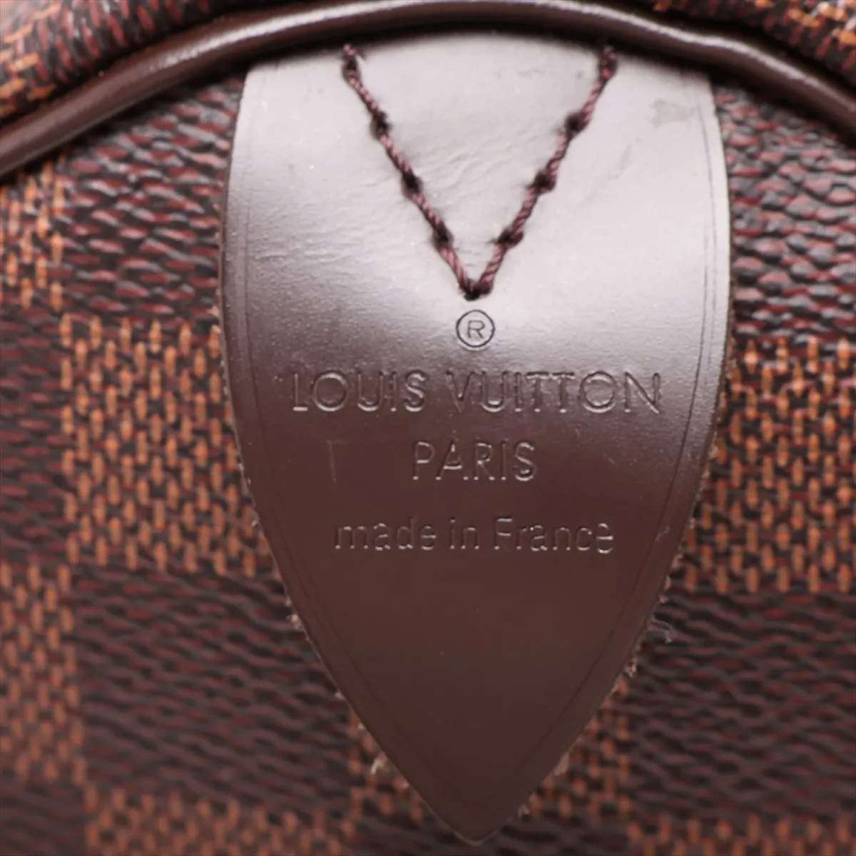 Damier Speedy 35 N41363 AA2158 Brown with initials — view 9